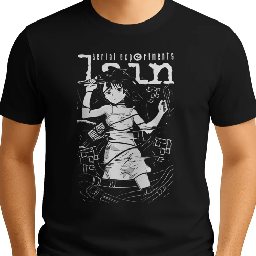 Serial Experiments Lain Anime Graphic T-Shirt 