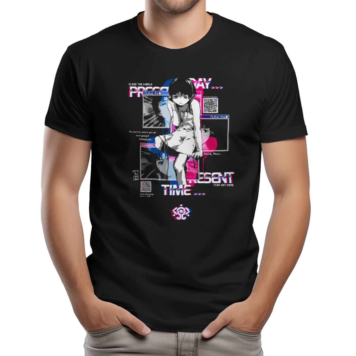 Serial Experiments Lain Retro Anime T-Shirt | Premium Cotton Tee
