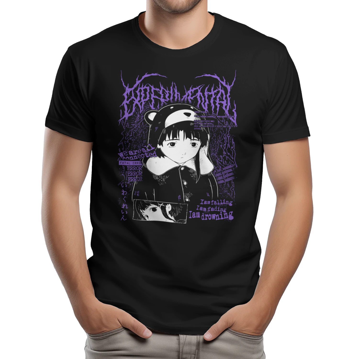 Serial Experiments Lain Anime Graphic T-Shirt | Premium Unisex Tee