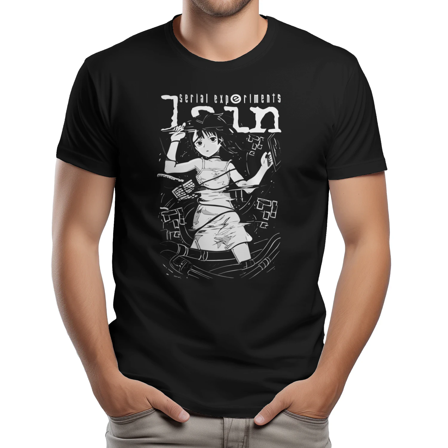 Serial Experiments Lain Vintage Anime T-Shirt | Japanese Graphic Tee