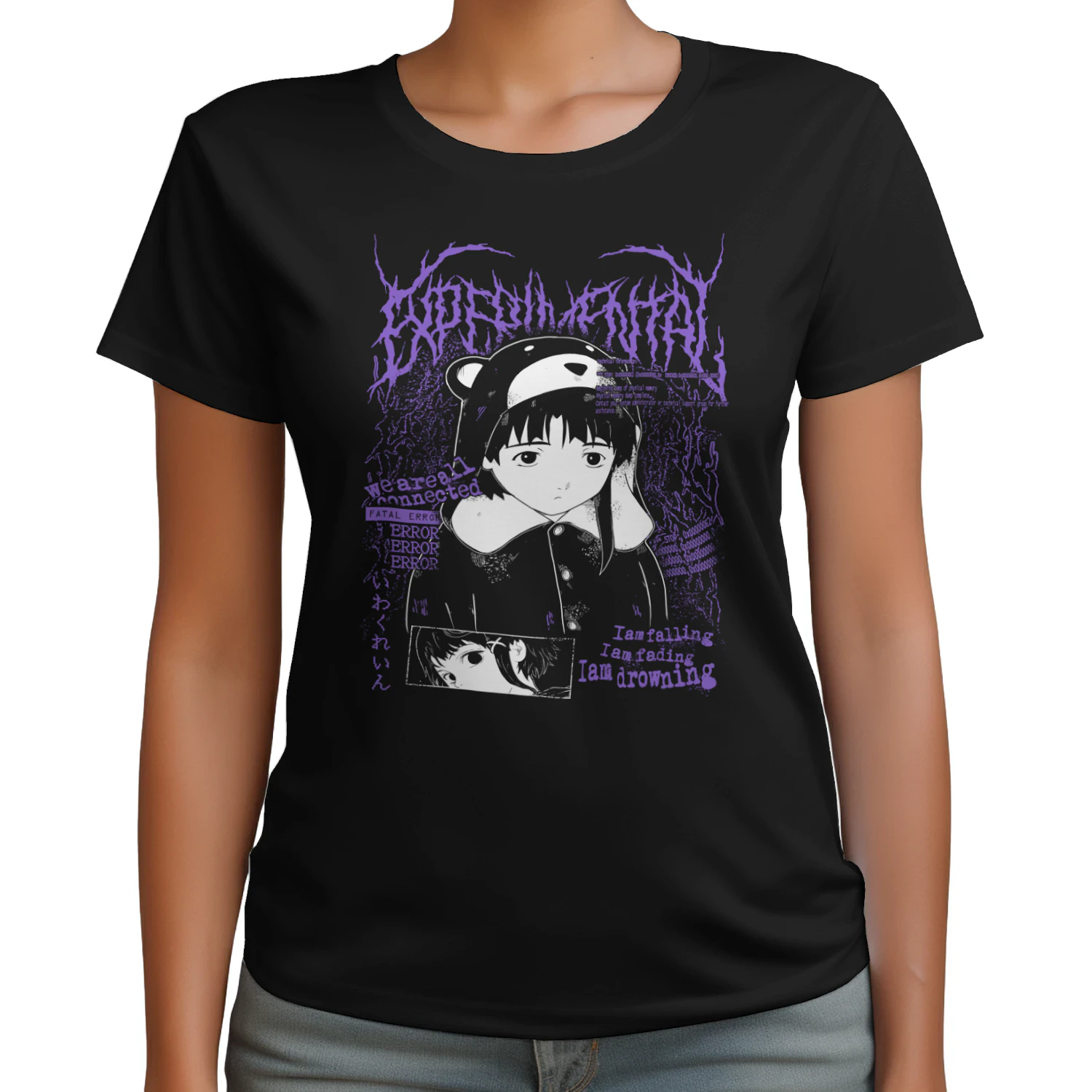 Serial Experiments Lain Anime Graphic T-Shirt | Premium Unisex Tee
