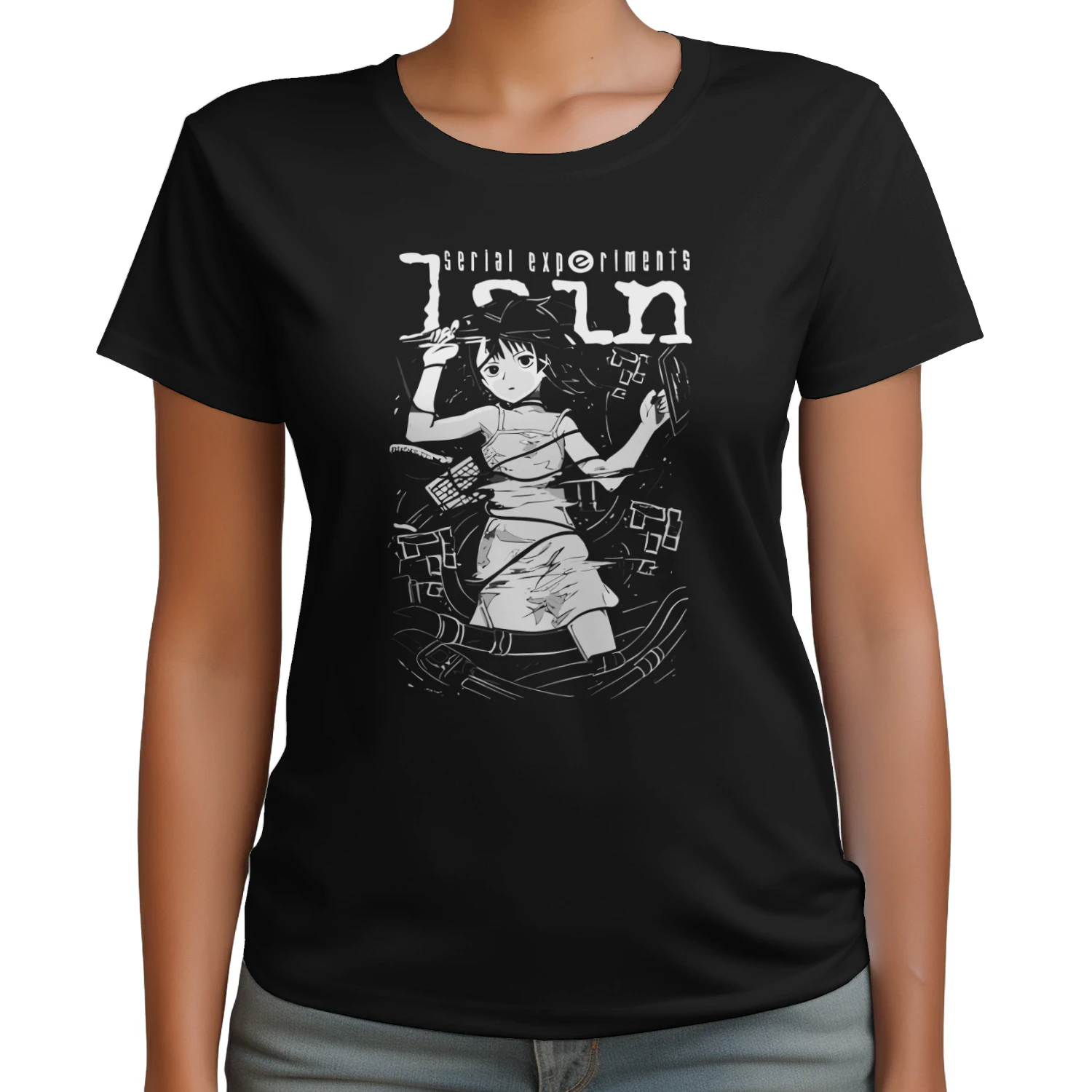 Serial Experiments Lain Vintage Anime T-Shirt | Japanese Graphic Tee