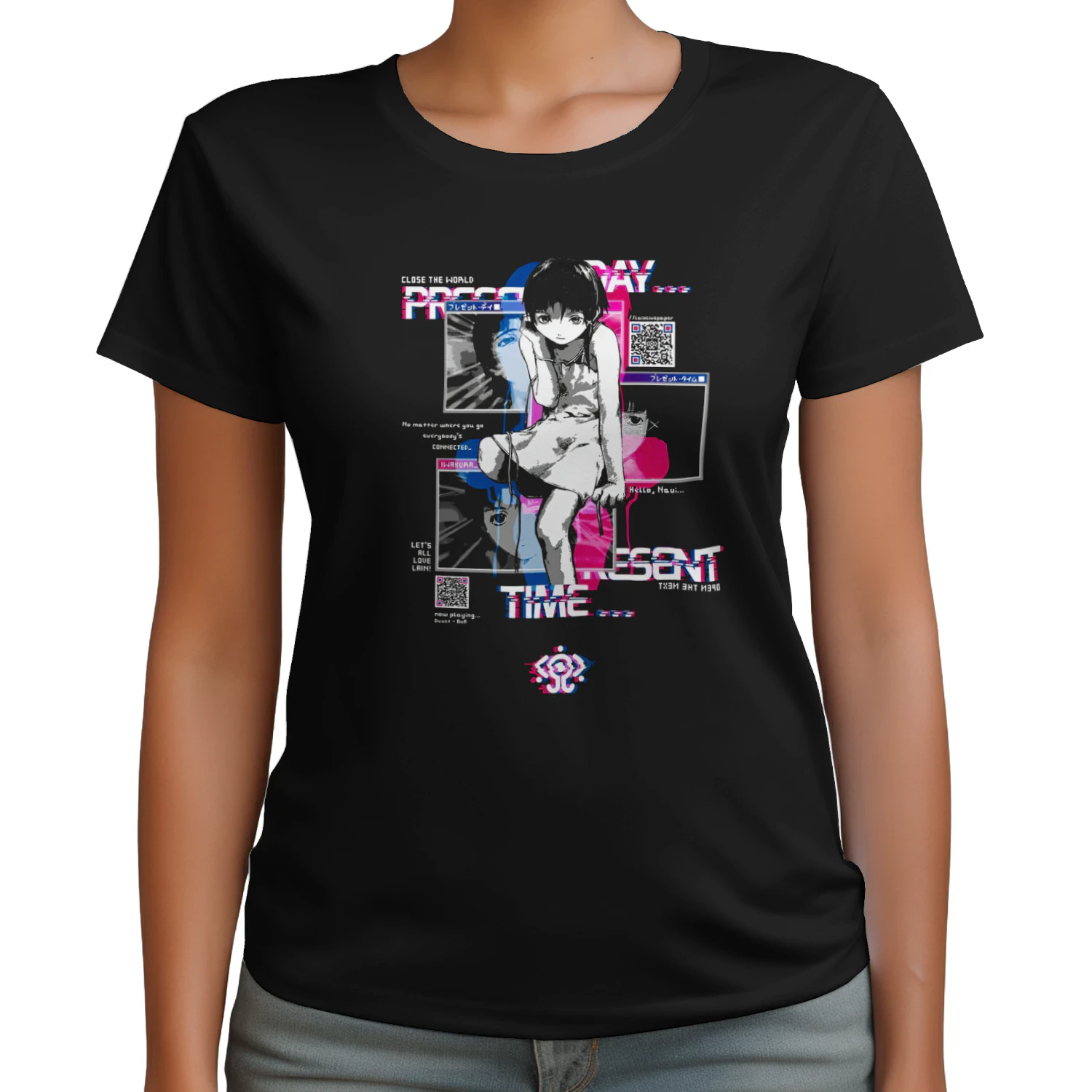 Serial Experiments Lain Retro Anime T-Shirt | Premium Cotton Tee