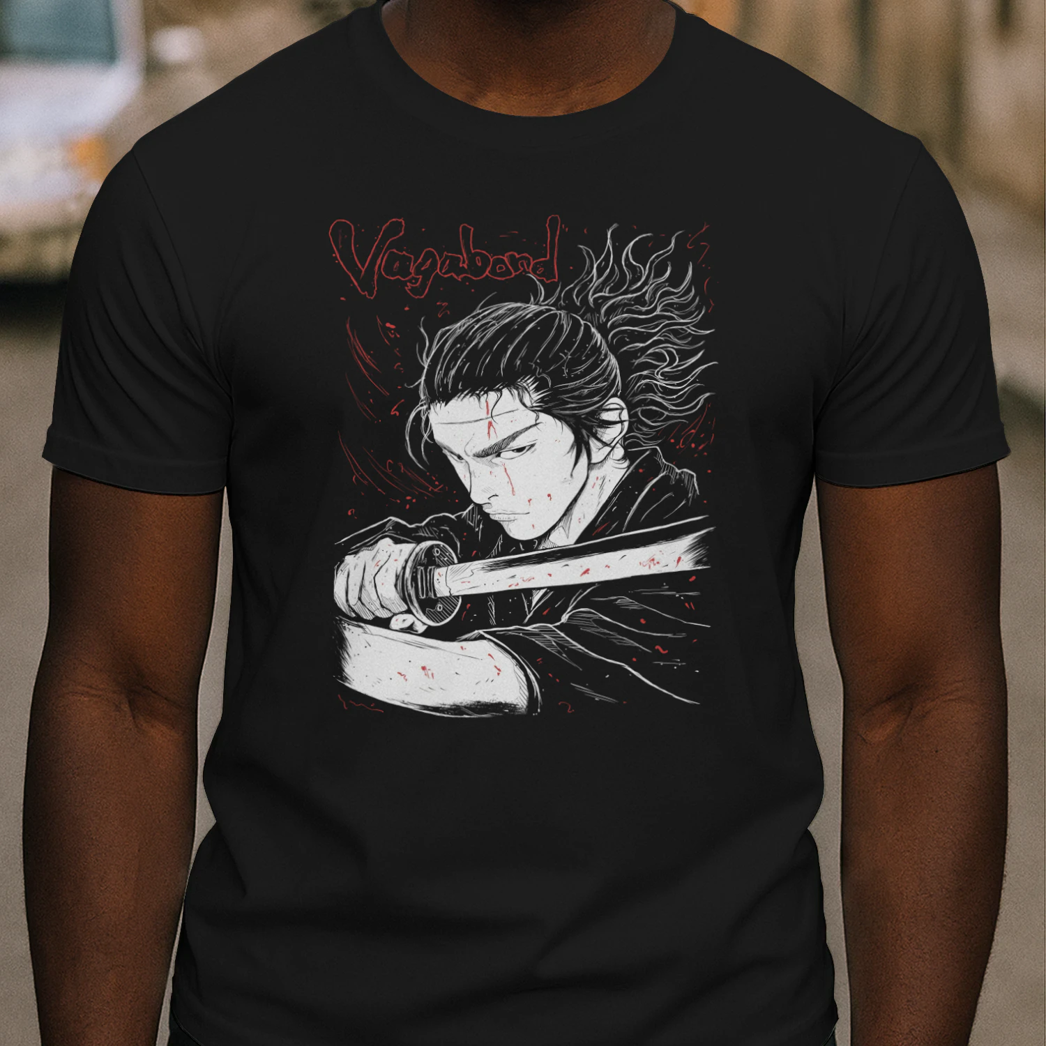 Vagabond Samurai Graphic T-Shirt | Unisex Manga Tee