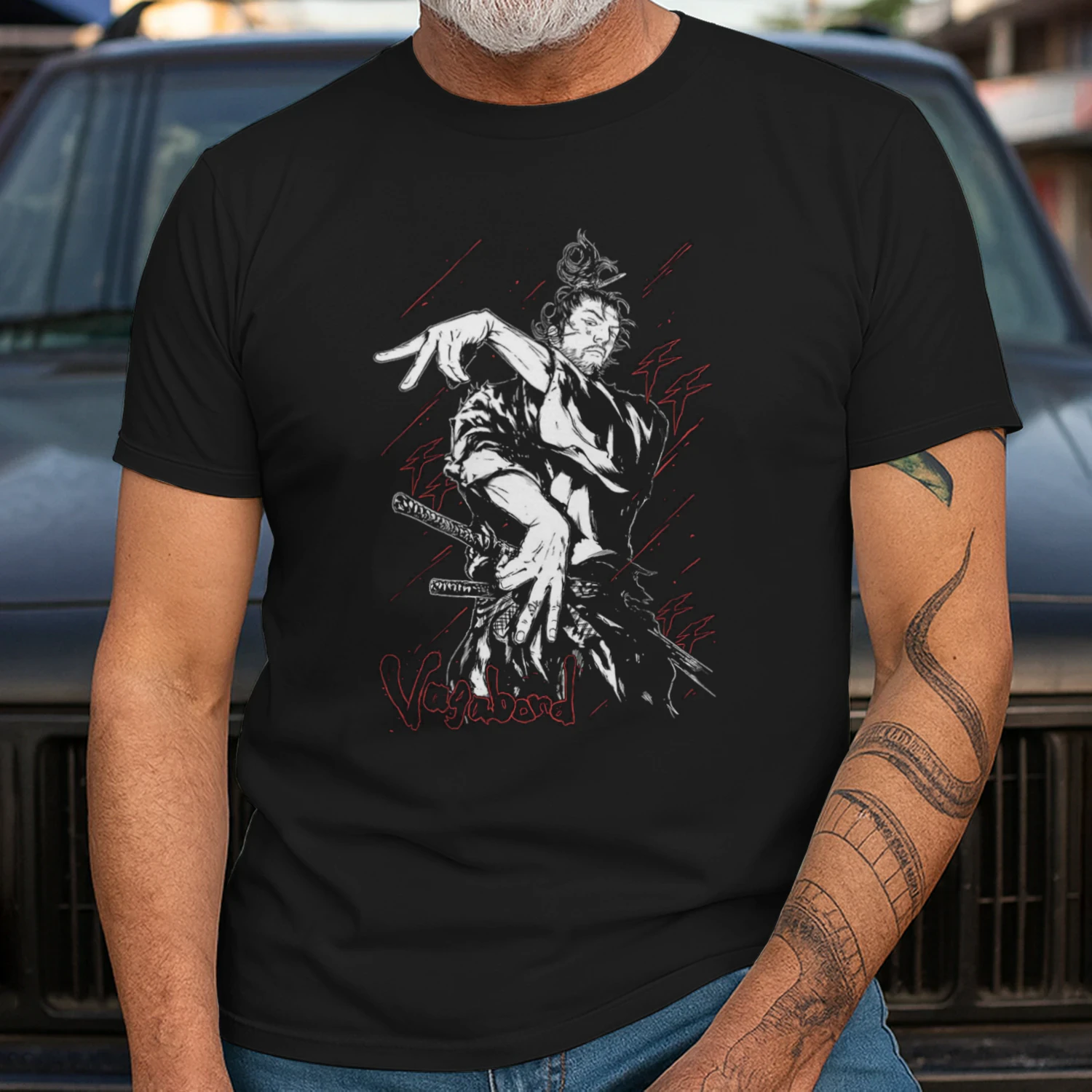 Vagabond Manga Graphic T-Shirt | Premium Unisex Anime Tee