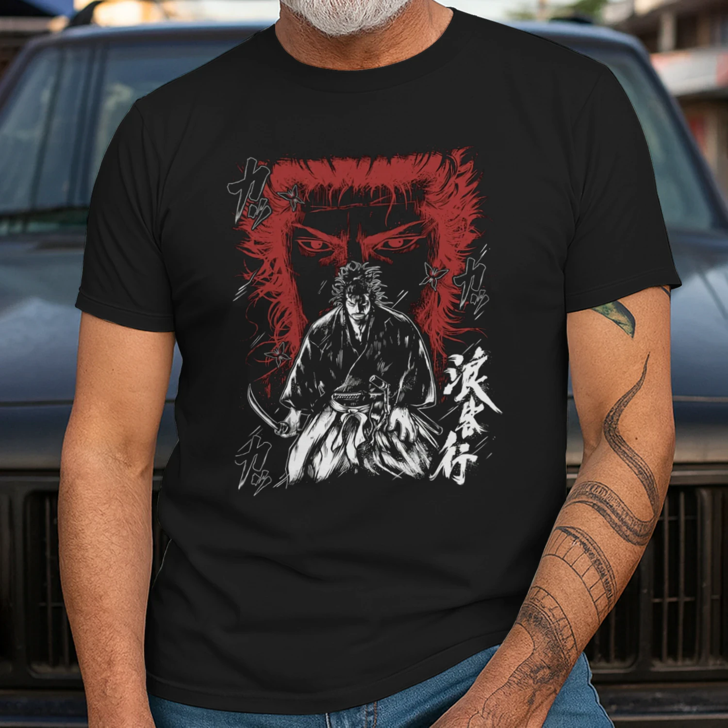 Vagabond Vintage Manga T-Shirt | Japanese Graphic Tee
