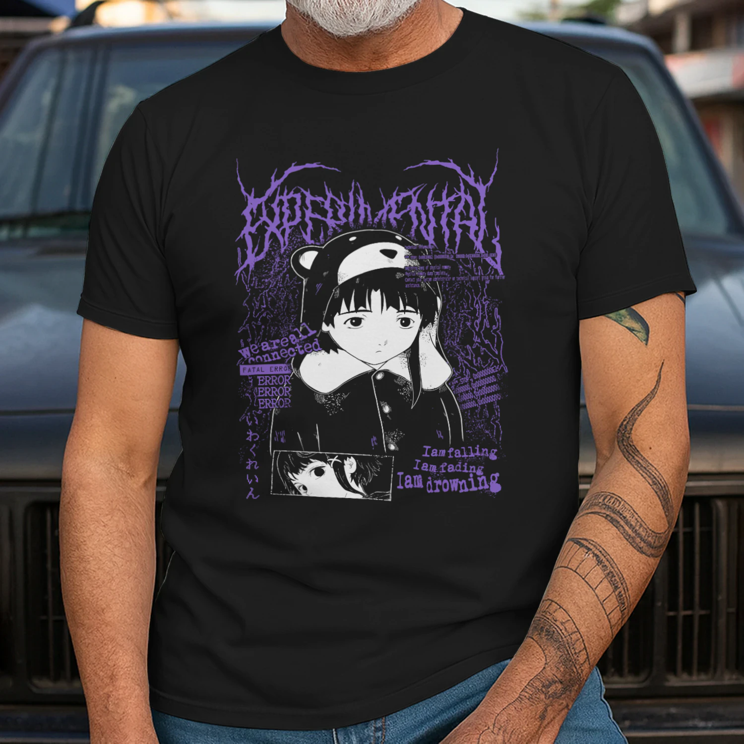 Serial Experiments Lain Anime Graphic T-Shirt | Premium Unisex Tee