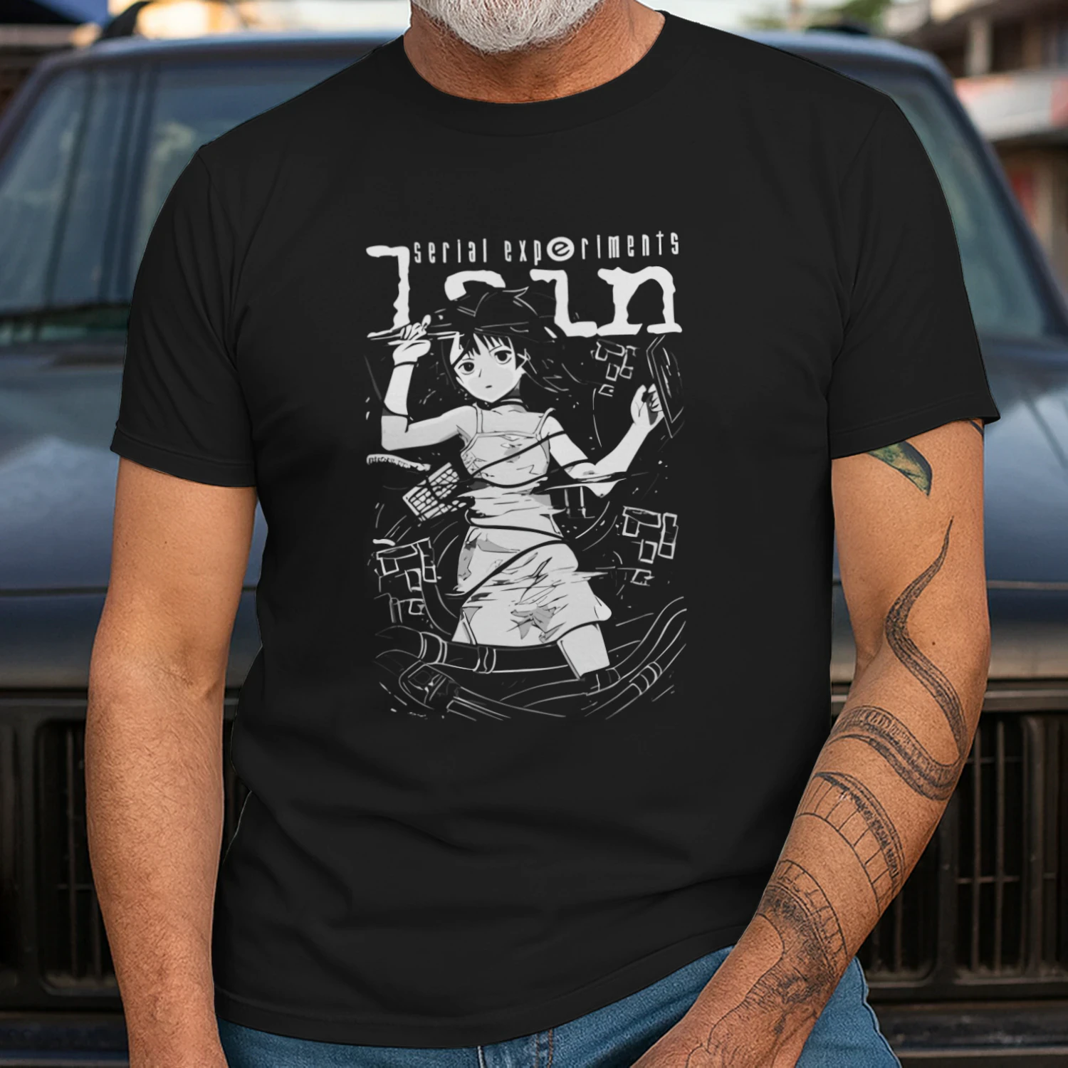 Serial Experiments Lain Vintage Anime T-Shirt | Japanese Graphic Tee