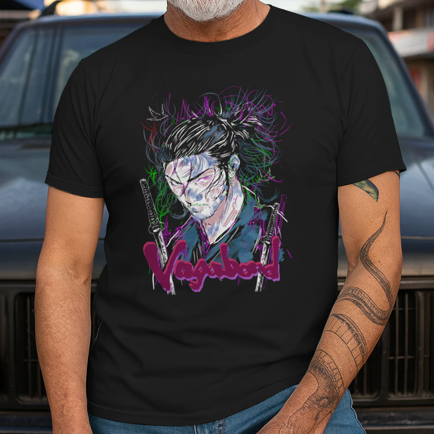 Vagabond Manga Graphic T-Shirt | Premium Unisex Anime Tee