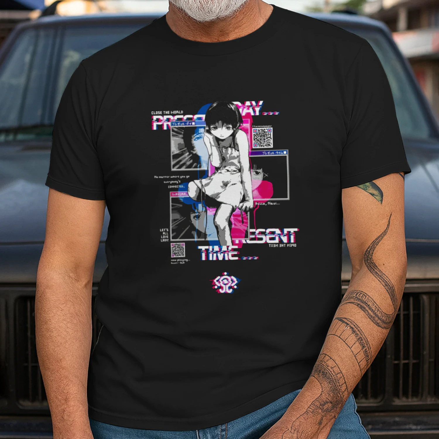 Serial Experiments Lain Retro Anime T-Shirt | Premium Cotton Tee