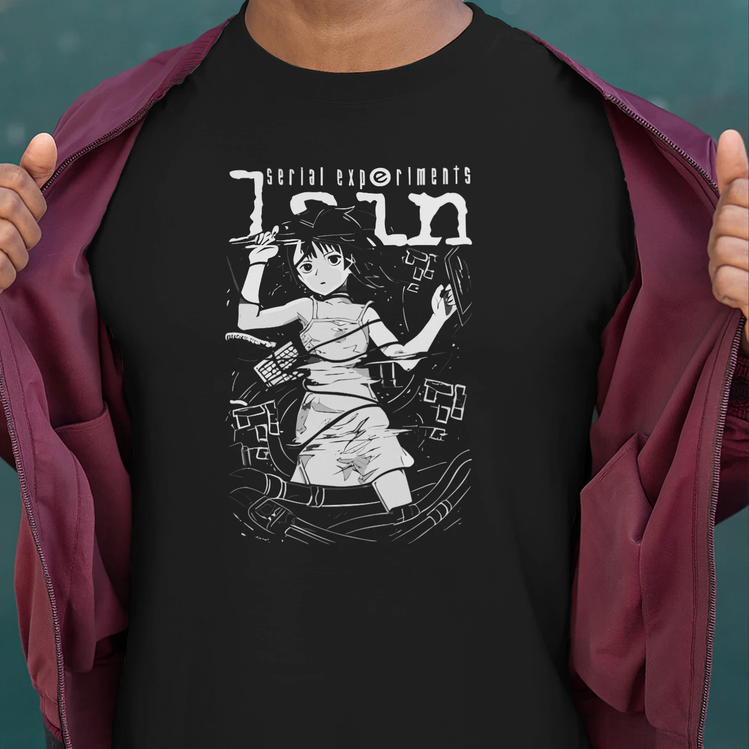 Serial Experiments Lain Vintage Anime T-Shirt | Japanese Graphic Tee