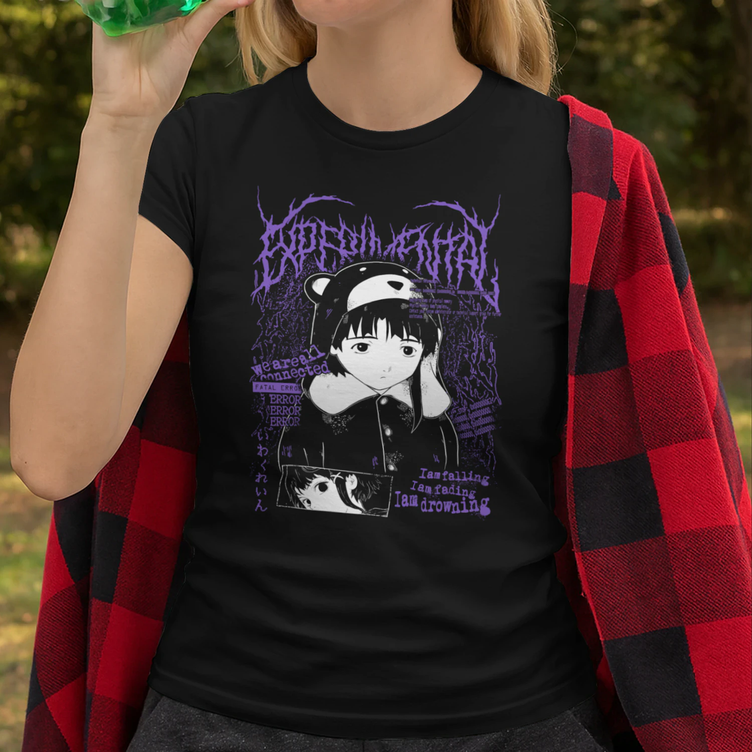 Serial Experiments Lain Anime Graphic T-Shirt | Premium Unisex Tee