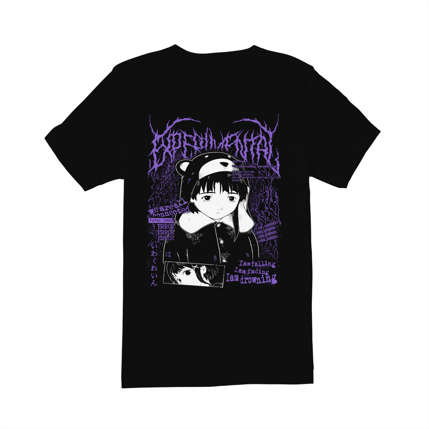 Serial Experiments Lain Anime Graphic T-Shirt | Premium Unisex Tee