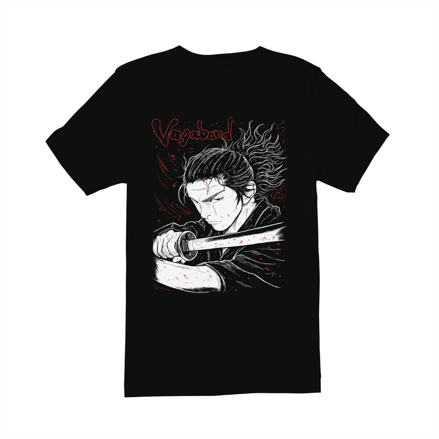 Vagabond Samurai Graphic T-Shirt | Unisex Manga Tee