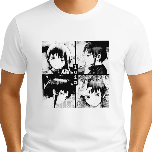 Serial Experiments Lain Anime Graphic T-Shirt  