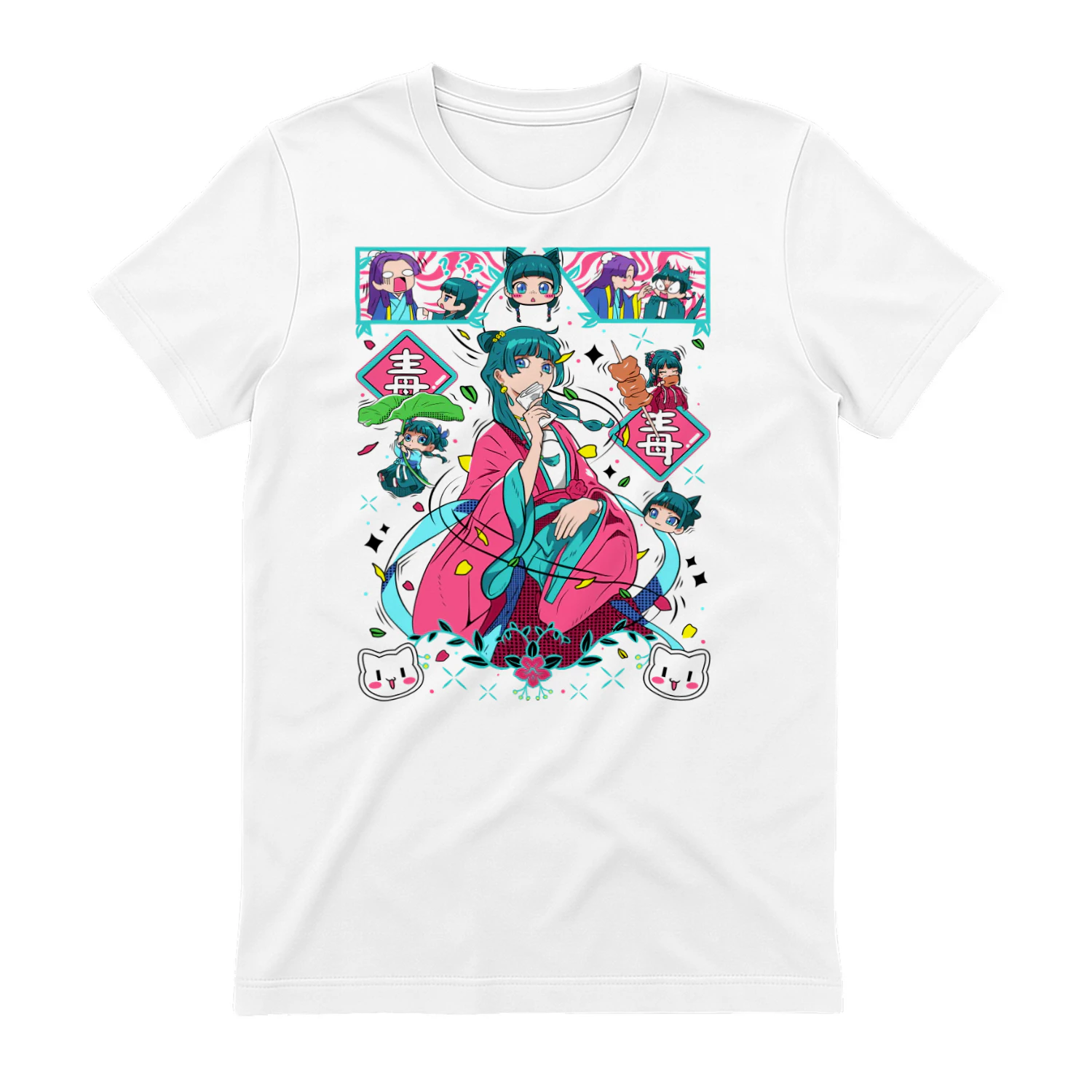 Maomao The Apothecary Diaries Anime T-Shirt | Vintage Graphic Tee for Fans