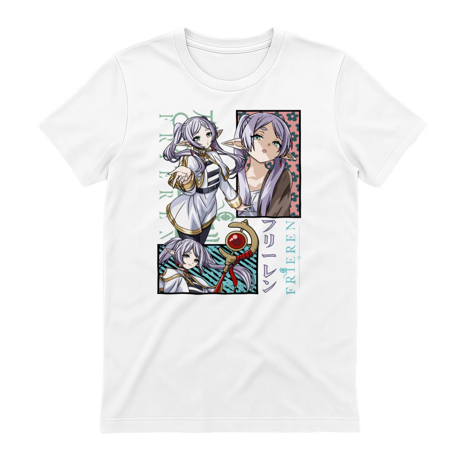 Frieren: Beyond Journey's End Anime Graphic T-Shirt | Fantasy Manga Tee | Unisex Cotton Shirt