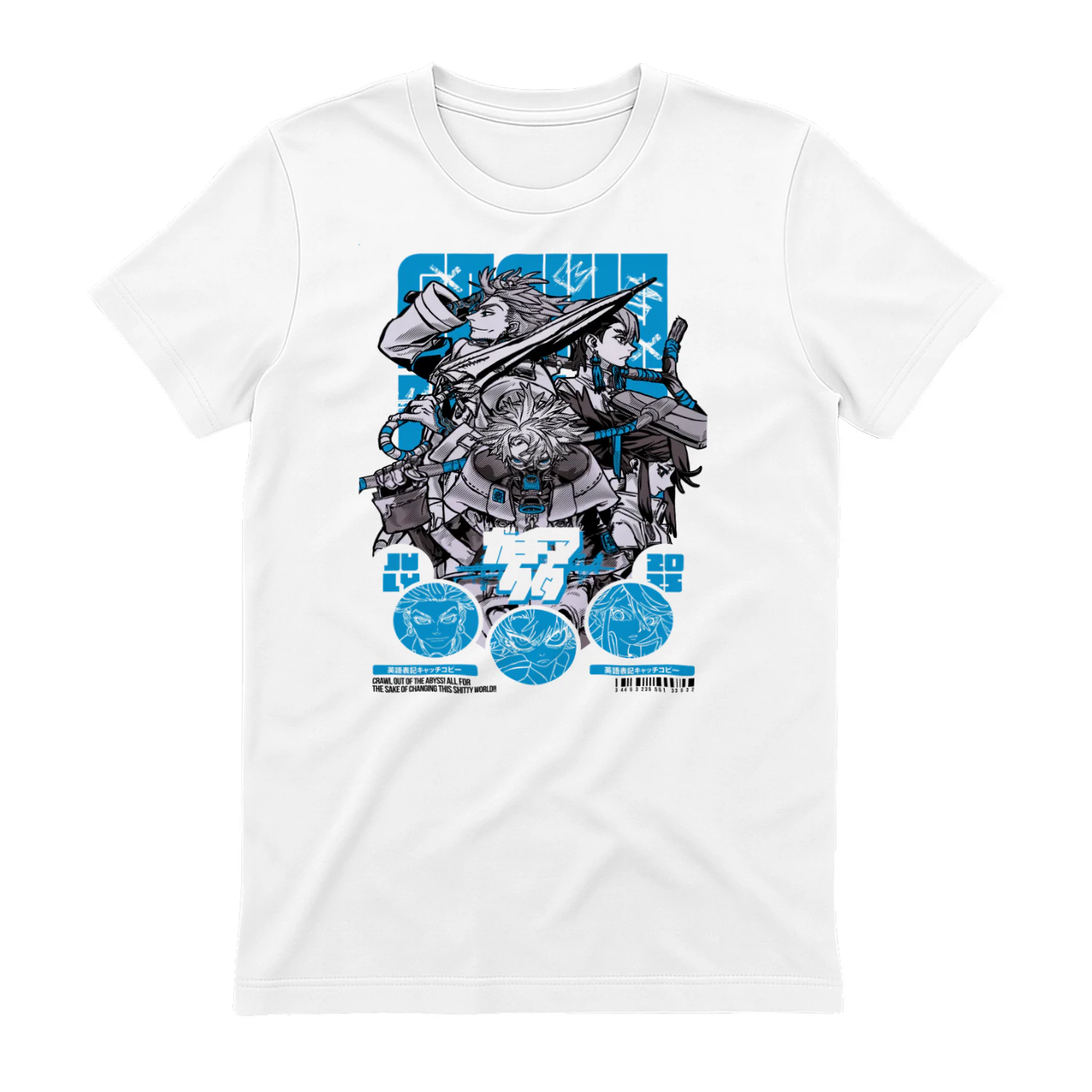 GACHIAKUTA Anime Graphic T-Shirt | Rudo Streetwear Manga Tee | Premium Unisex Shirt