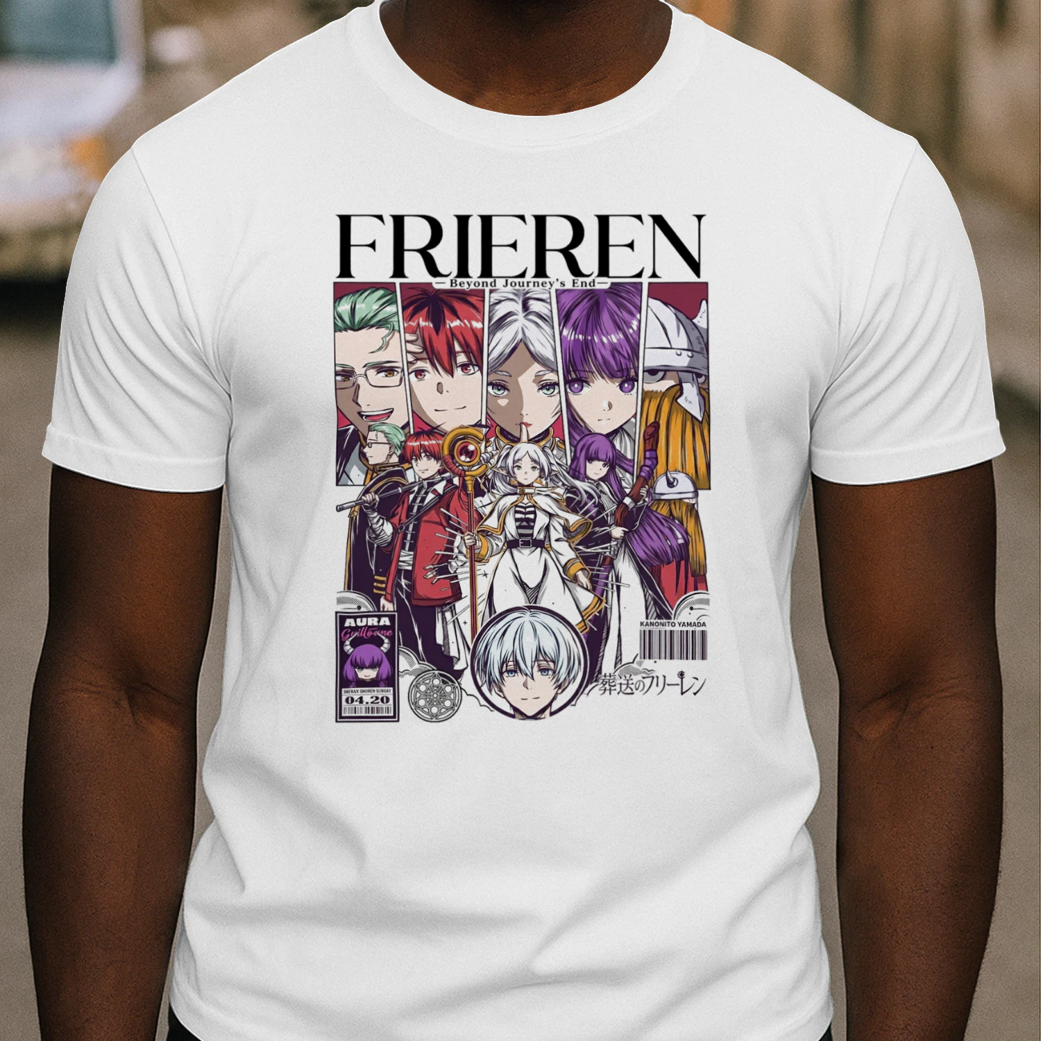 Frieren: Beyond Journey's End Anime Graphic T-Shirt | Fantasy Manga Tee | Unisex Cotton Shirt