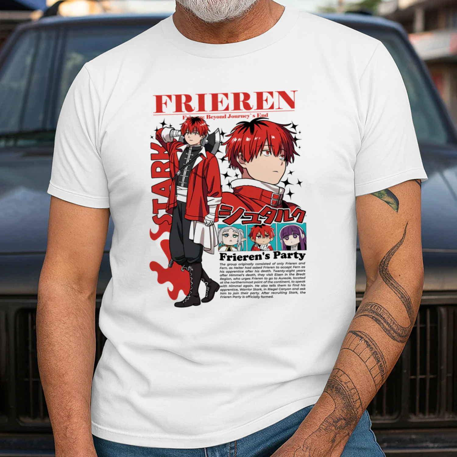Frieren: Beyond Journey's End Anime Graphic T-Shirt | Fantasy Manga Tee | Unisex Cotton Shirt