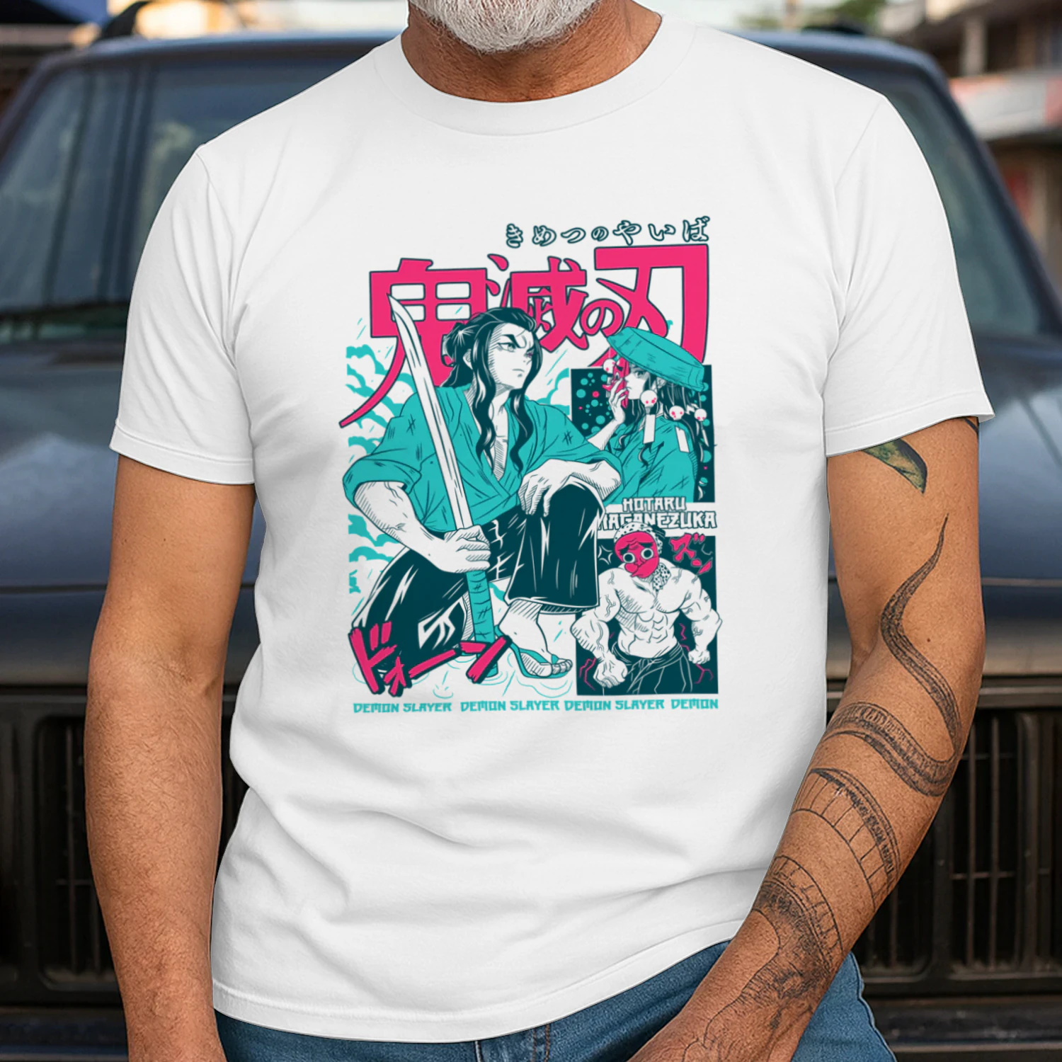 Demon Slayer Kimetsu no Yaiba Anime Graphic T-Shirt | Premium Unisex Manga Tee