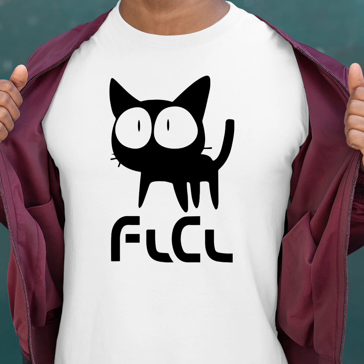 FLCL Haruko Haruhara Graphic T-Shirt | Premium Anime Fan Tee