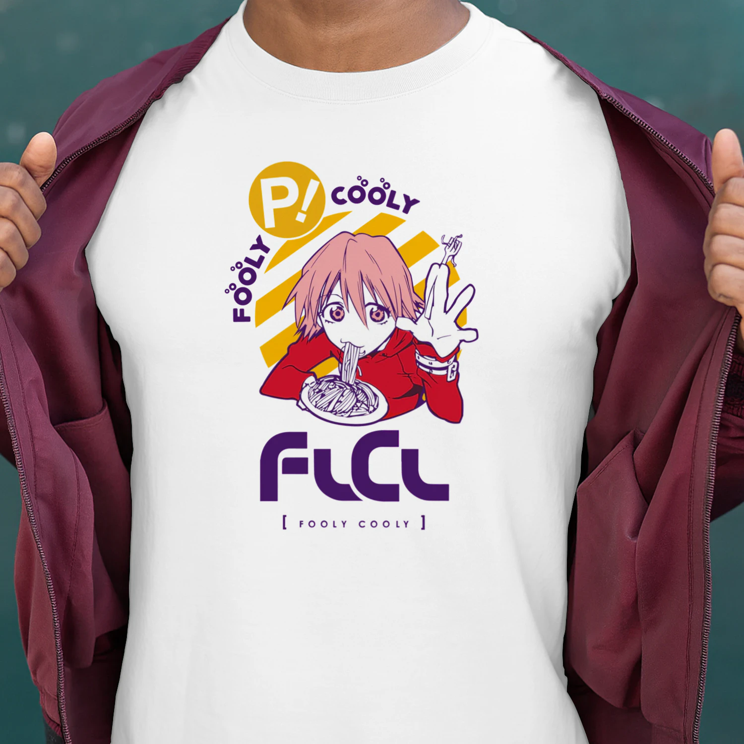 FLCL Anime Streetwear Graphic Tee | Manga Fan Gift