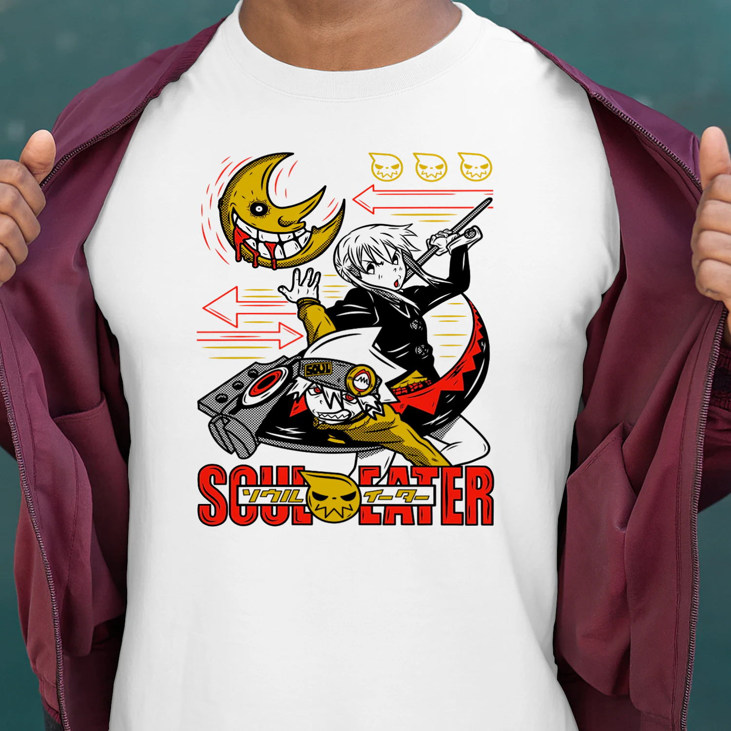 Soul Eater Aesthetic T-Shirt | Classic Anime Unisex Tee for Fans