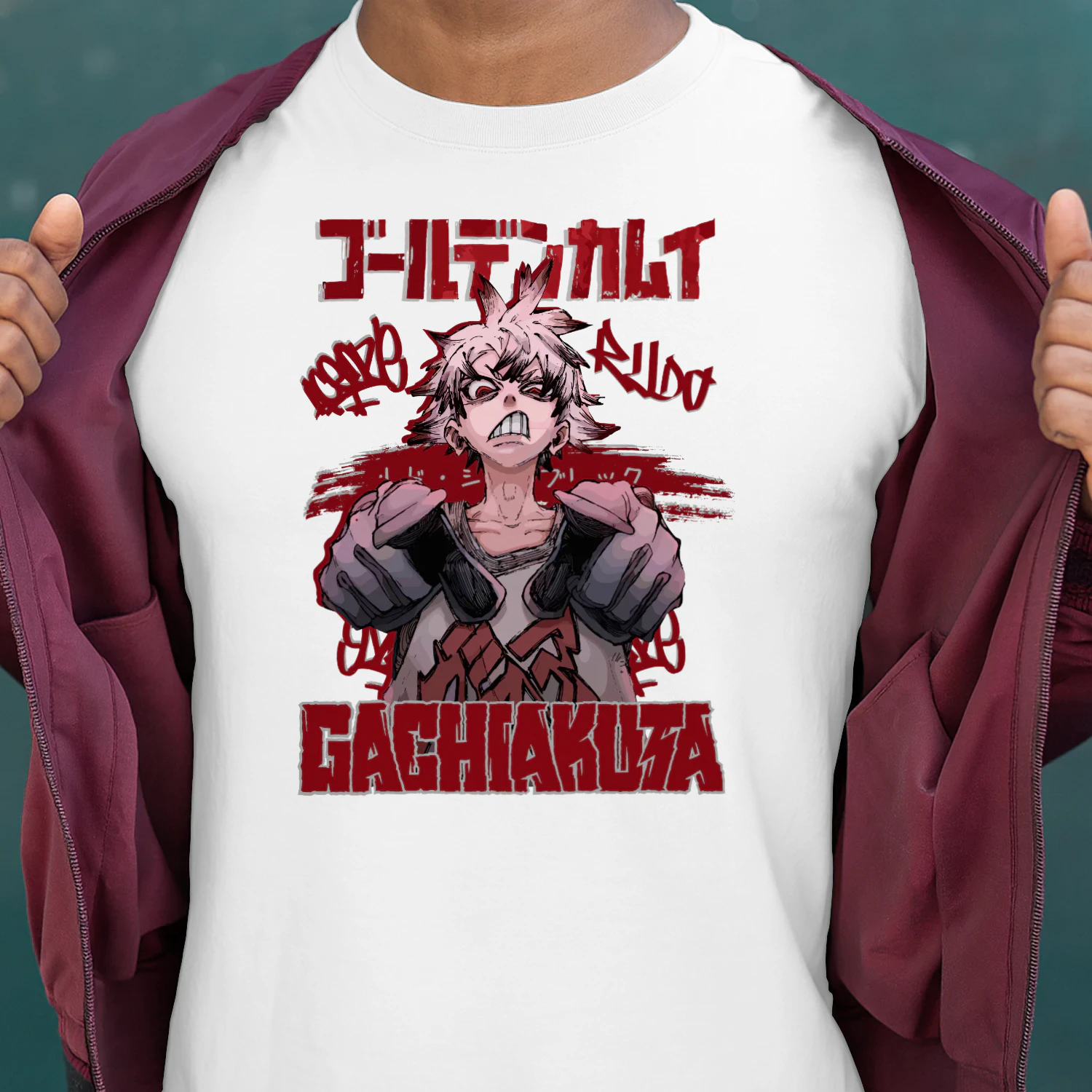 GACHIAKUTA Anime Graphic T-Shirt | Rudo Streetwear Manga Tee | Premium Unisex Shirt