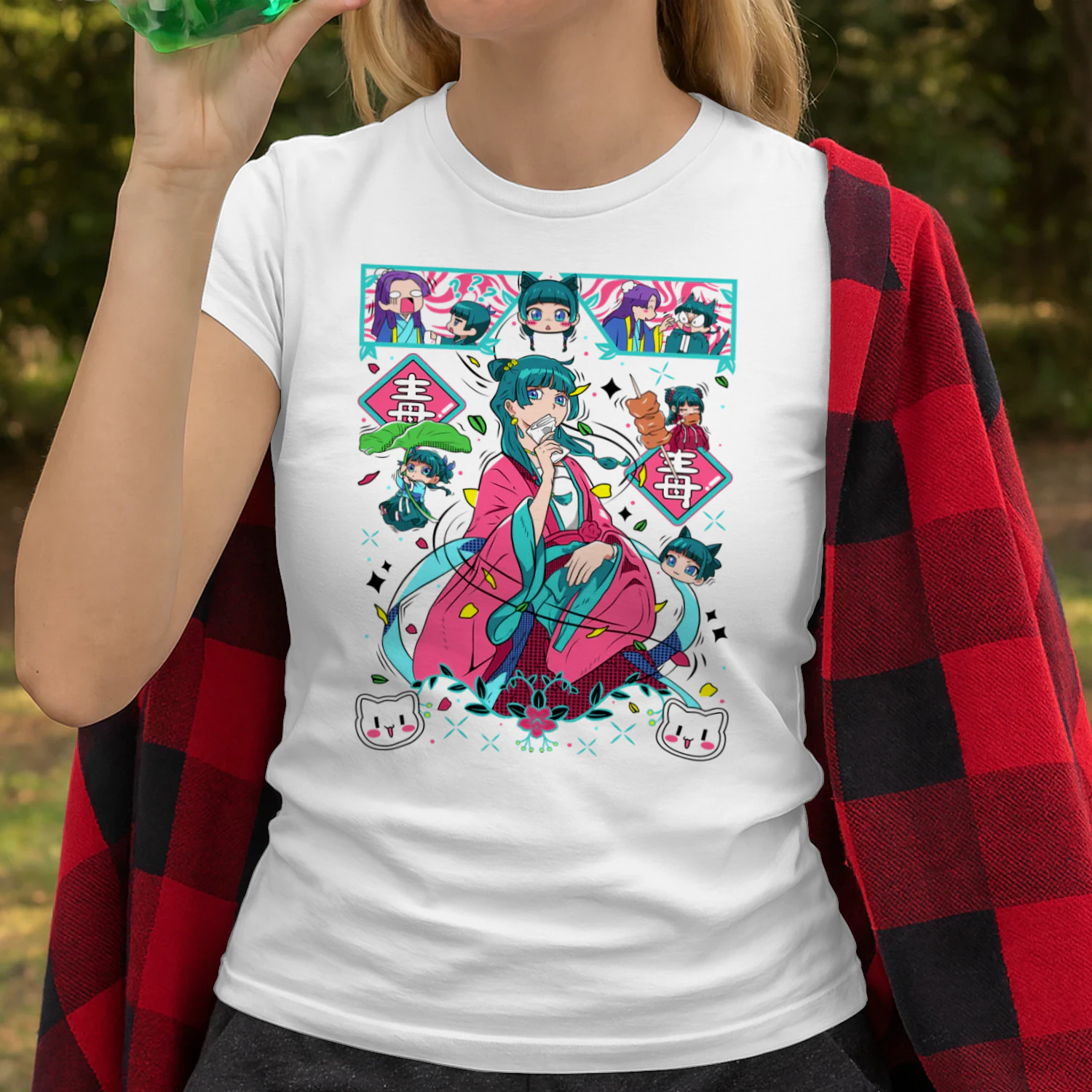 Maomao The Apothecary Diaries Anime T-Shirt | Vintage Graphic Tee for Fans