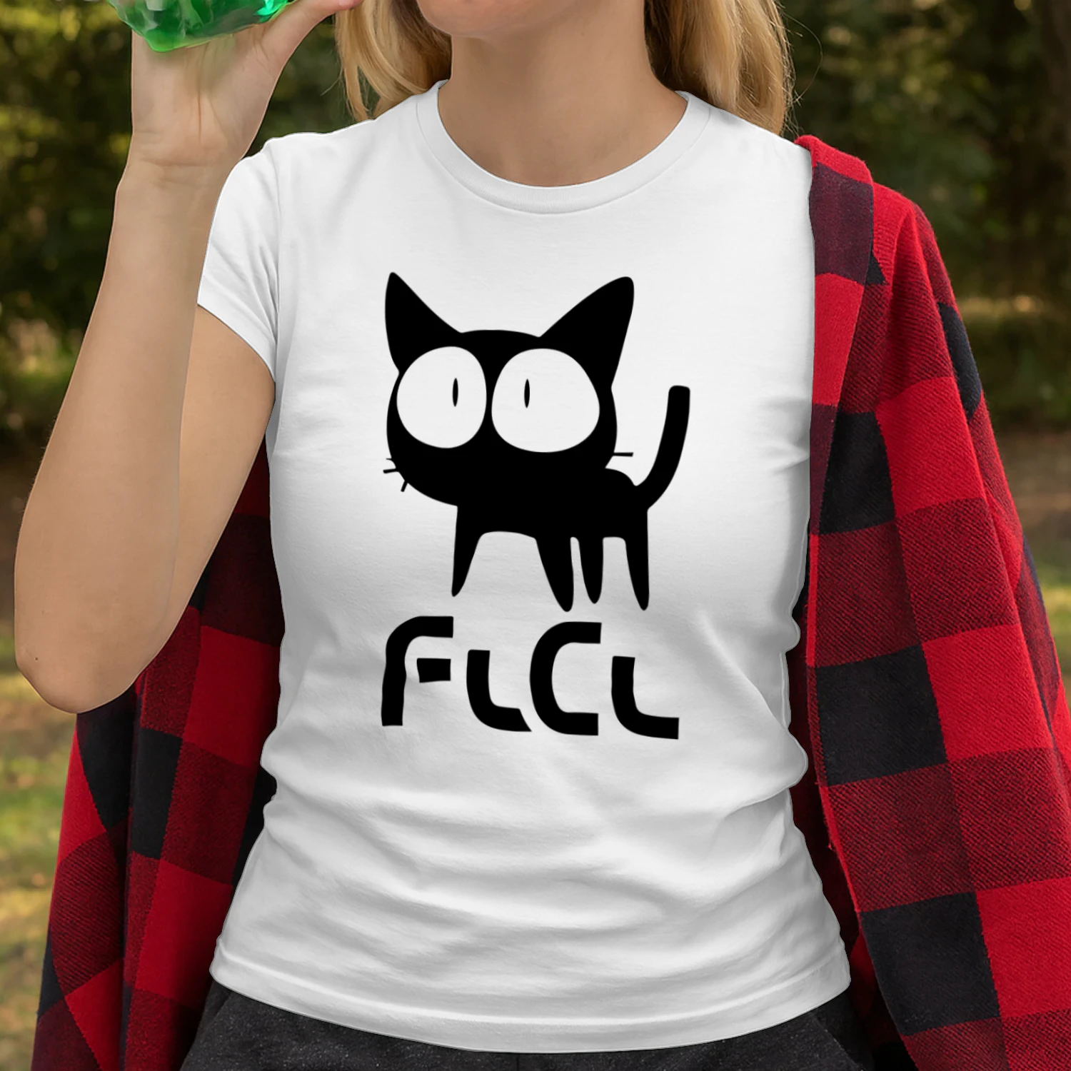 FLCL Haruko Haruhara Graphic T-Shirt | Premium Anime Fan Tee