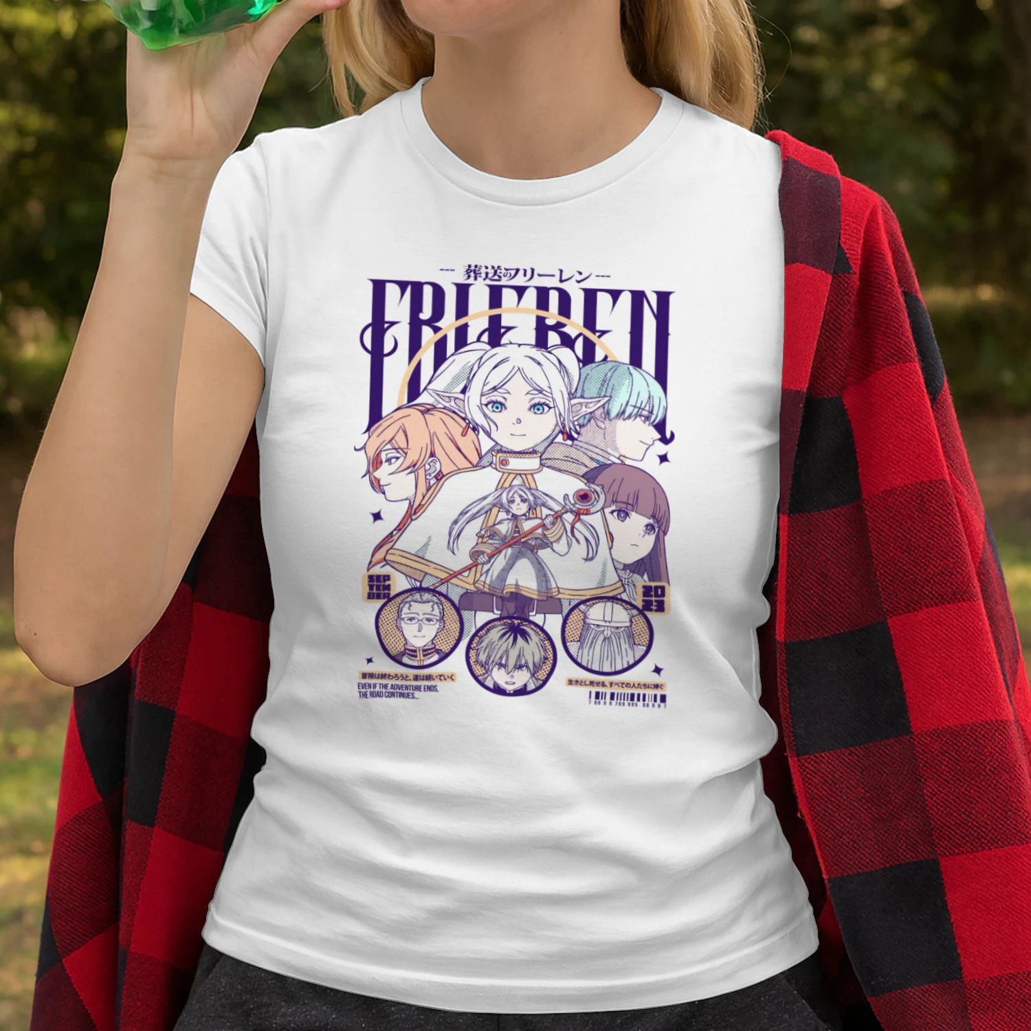 Frieren: Beyond Journey's End Anime Graphic T-Shirt | Fantasy Manga Tee | Unisex Cotton Shirt
