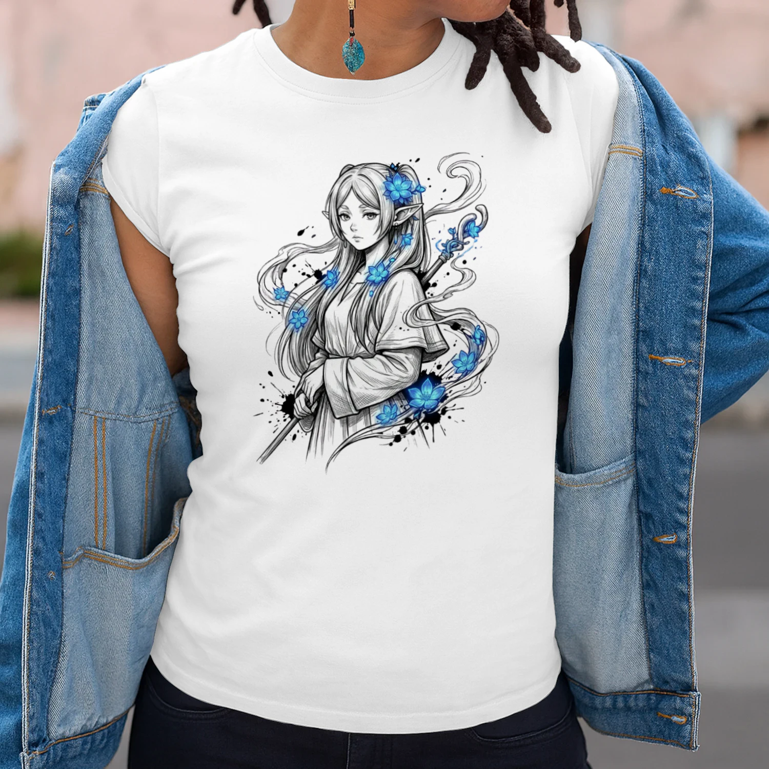 Frieren: Beyond Journey's End Anime Graphic T-Shirt | Fantasy Manga Tee | Unisex Cotton Shirt