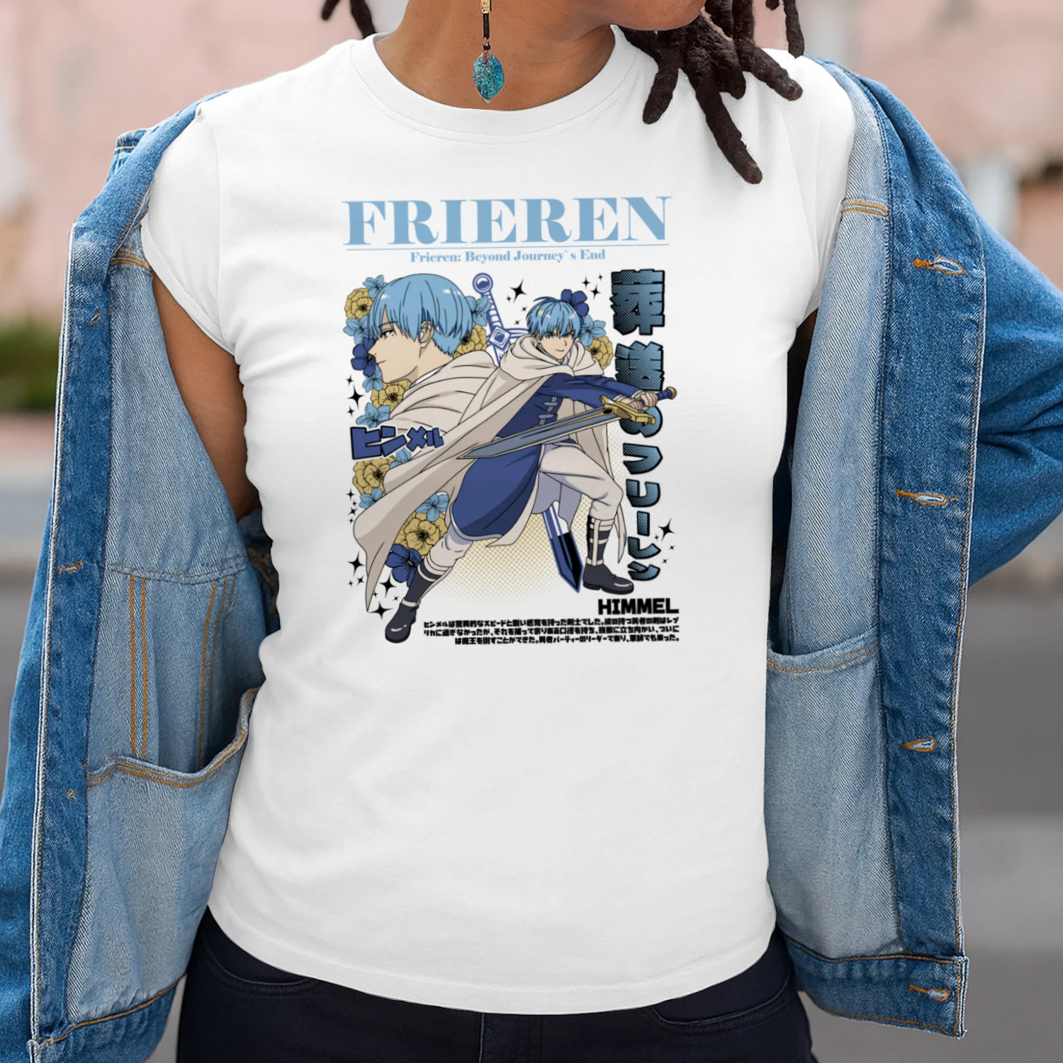 Frieren: Beyond Journey's End Anime Graphic T-Shirt | Fantasy Manga Tee | Unisex Cotton Shirt
