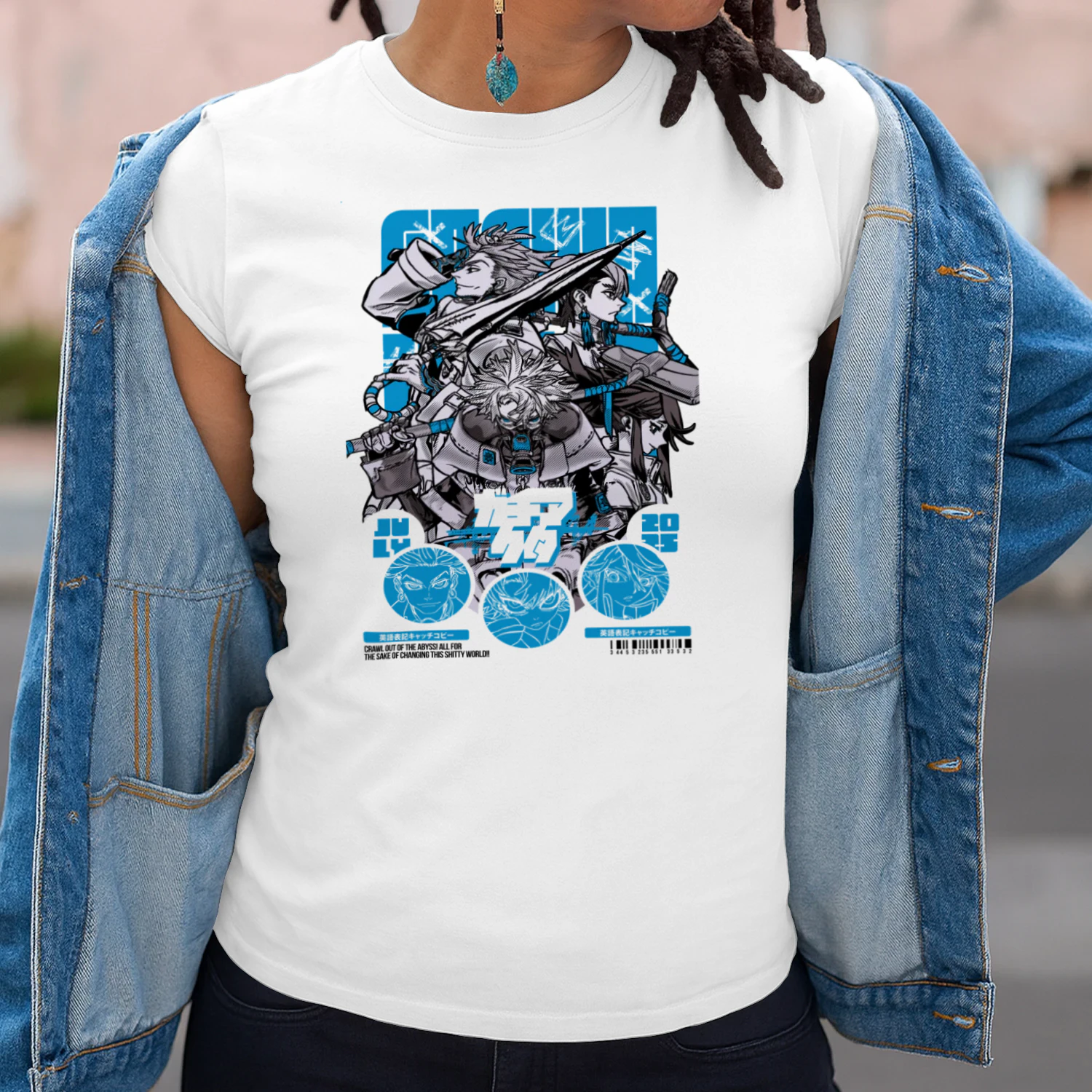 GACHIAKUTA Anime Graphic T-Shirt | Rudo Streetwear Manga Tee | Premium Unisex Shirt