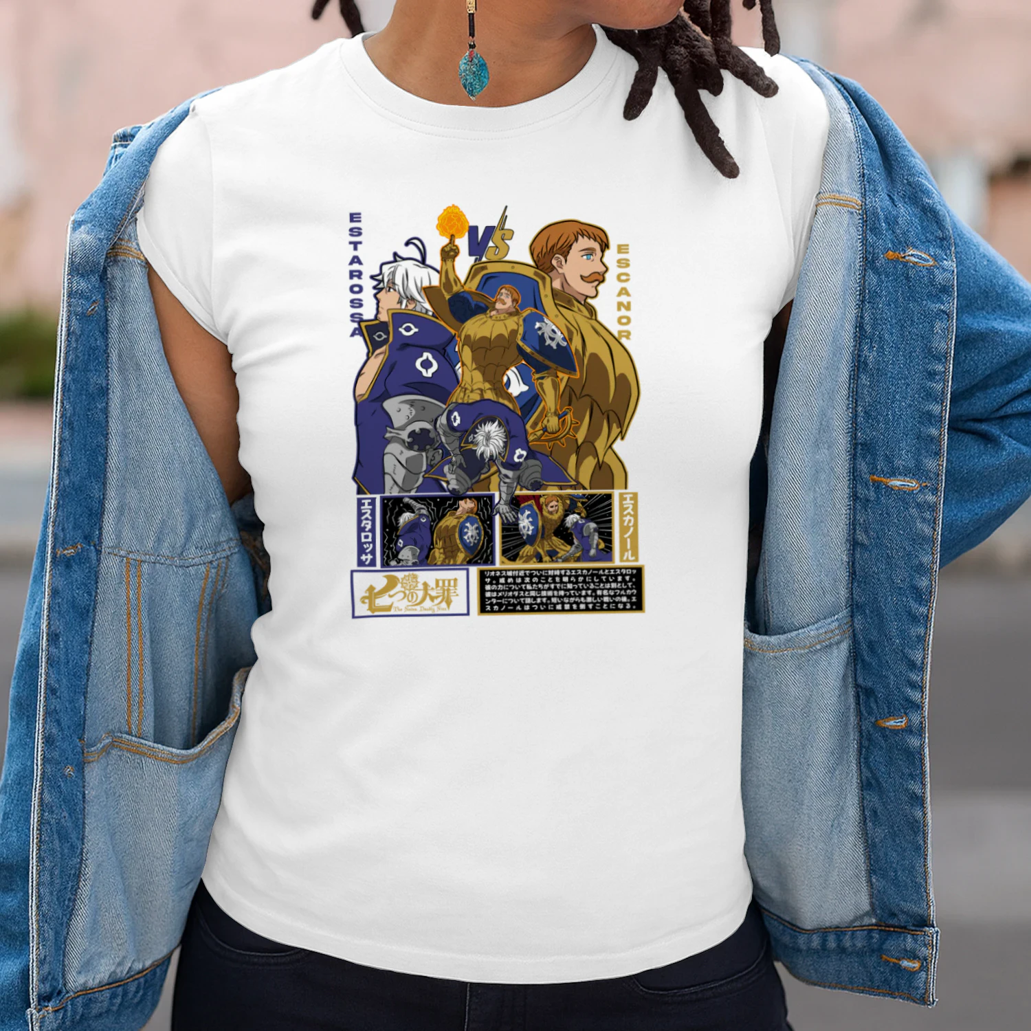 The Seven Deadly Sins Classic Anime T-Shirt | Graphic Manga Tee