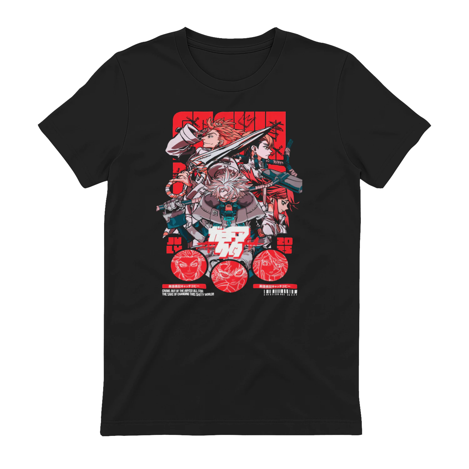 GACHIAKUTA Rudo Anime Graphic T-Shirt | Premium Manga Streetwear Unisex Tee