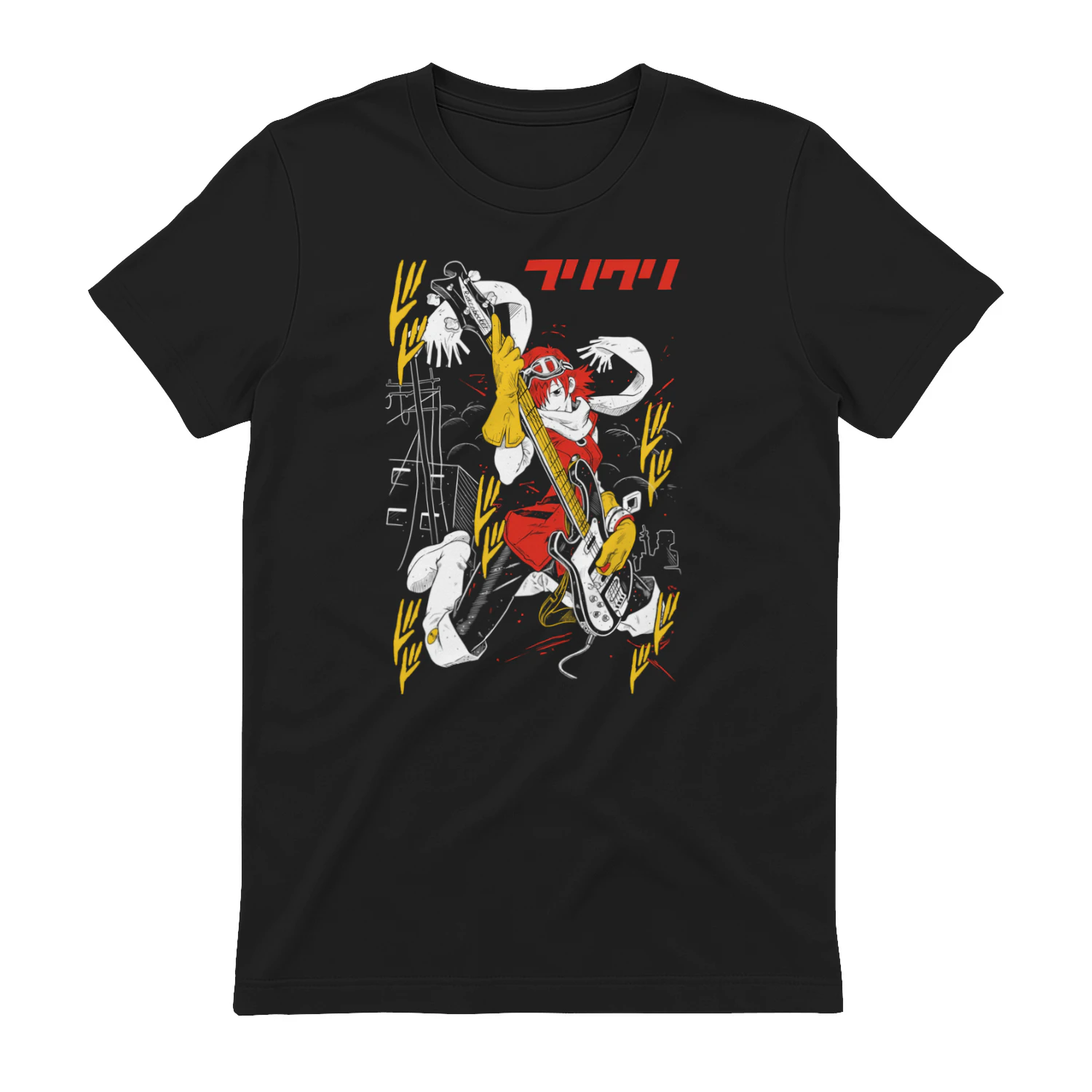 FLCL Fooly Cooly Unisex Graphic Tee | Iconic Anime T-Shirt