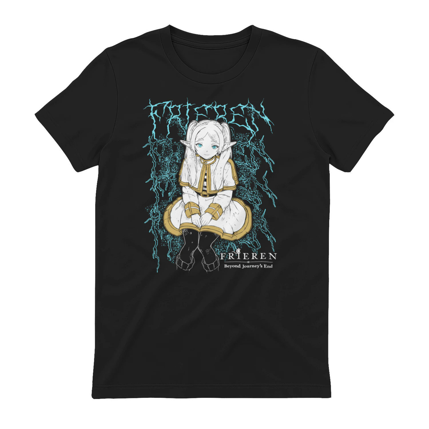 Frieren: Beyond Journey's End Anime Graphic T-Shirt | Fantasy Manga Tee | Unisex Cotton Shirt