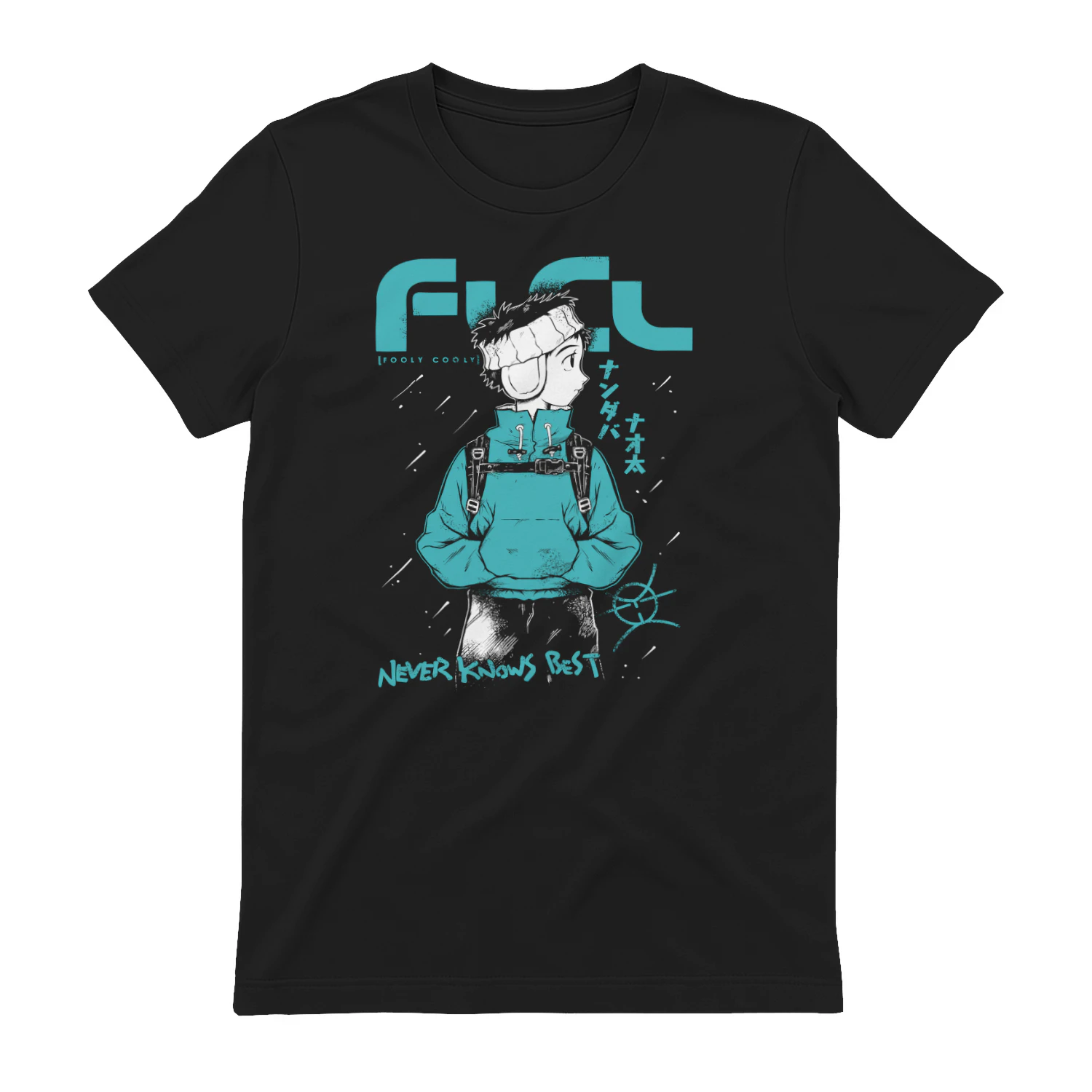 FLCL Haruko Haruhara Graphic T-Shirt | Premium Anime Fan Tee