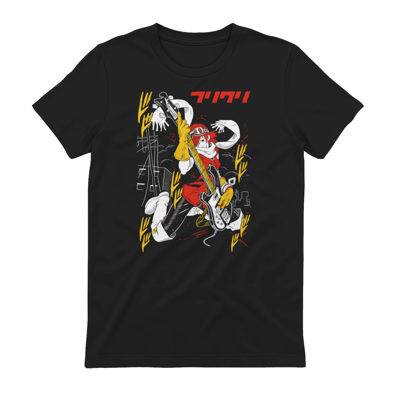 FLCL Japanese Anime T-Shirt | Premium Cotton Manga Shirt