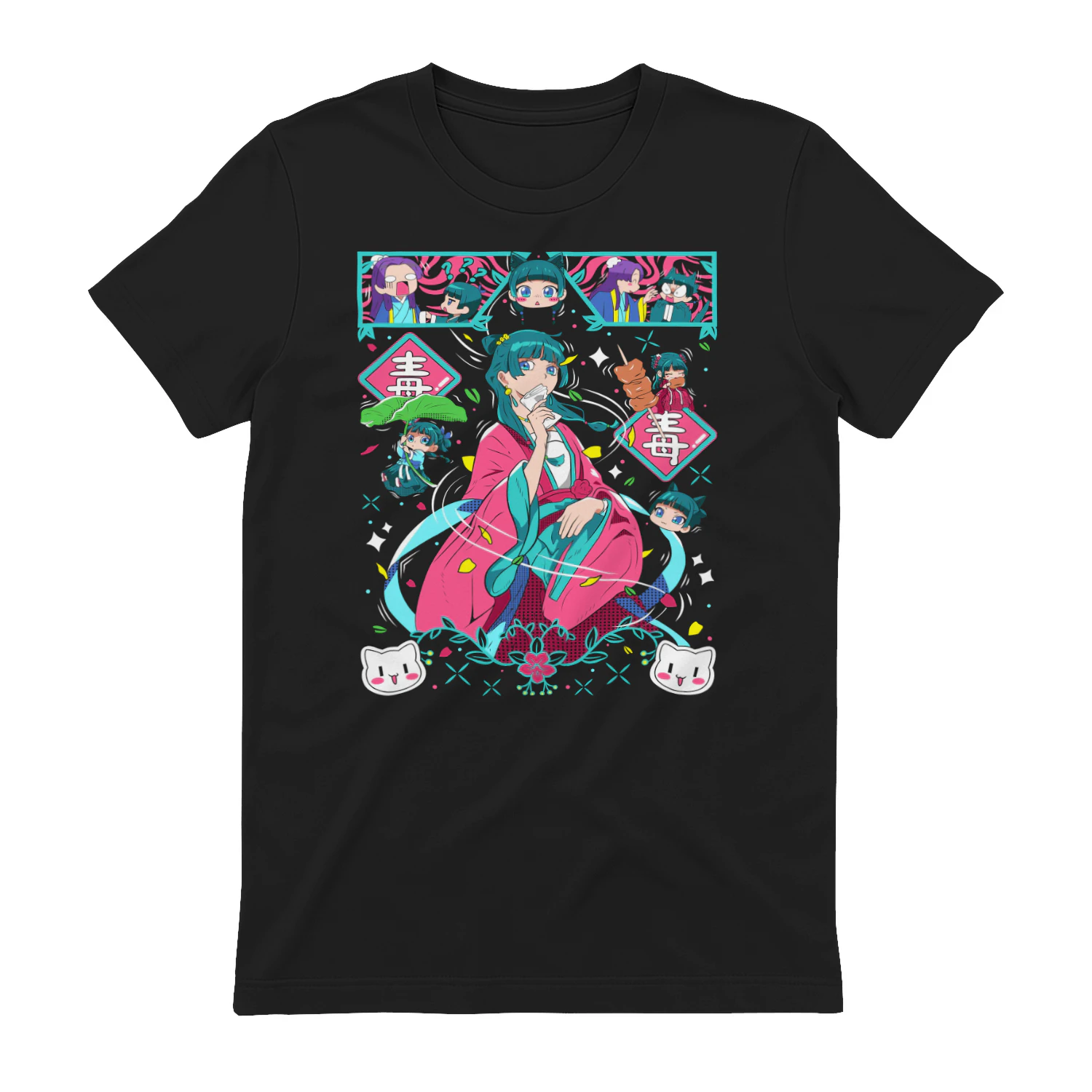 Maomao The Apothecary Diaries Anime T-Shirt | Vintage Graphic Tee for Fans