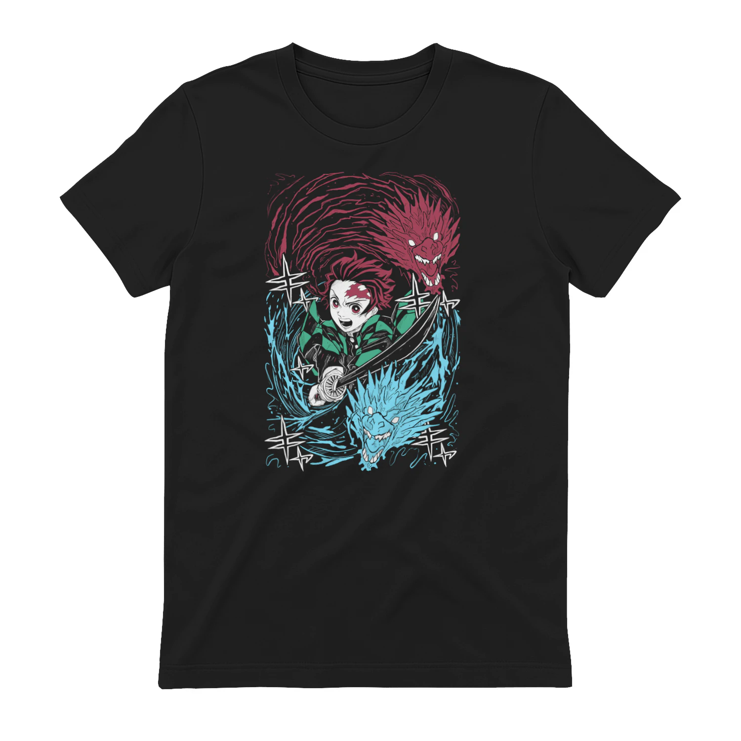 Demon Slayer Kimetsu no Yaiba Anime Graphic T-Shirt | Premium Unisex Manga Tee