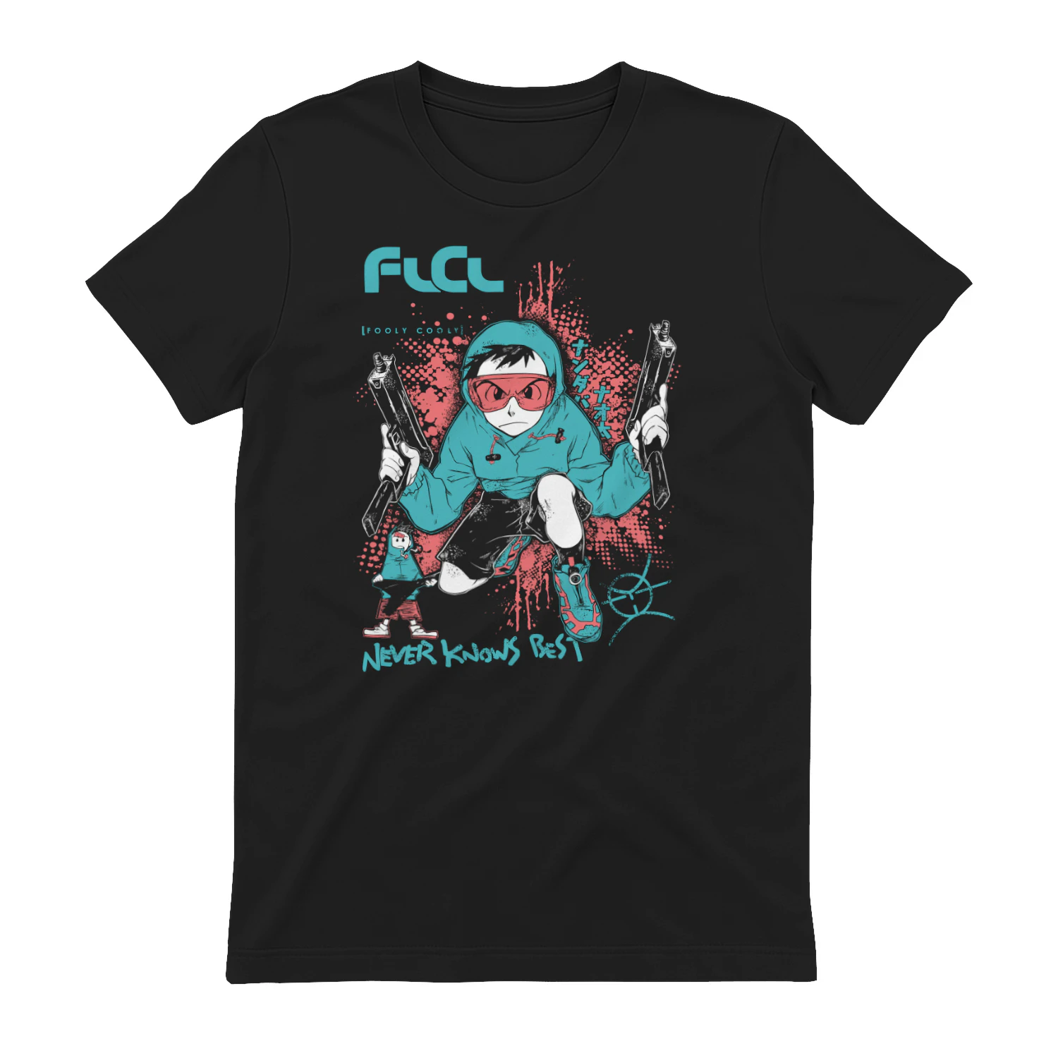 FLCL Fooly Cooly Vintage Anime T-Shirt | Japanese Manga Graphic Tee