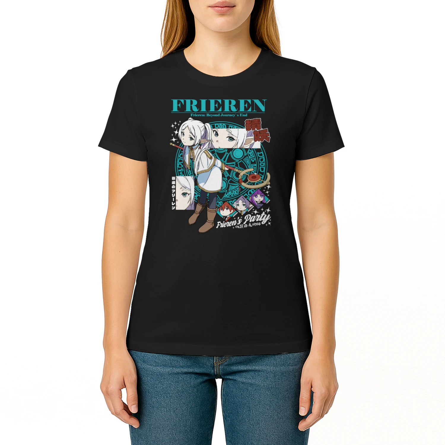 Frieren: Beyond Journey's End Anime Graphic T-Shirt | Fantasy Manga Tee | Unisex Cotton Shirt