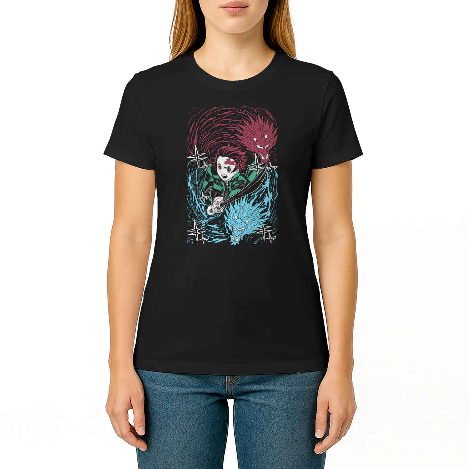 Demon Slayer Kimetsu no Yaiba Anime Graphic T-Shirt | Premium Unisex Manga Tee