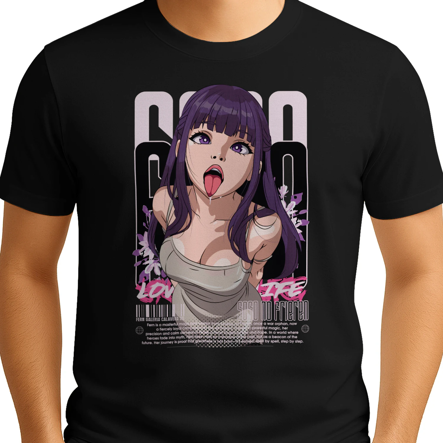 Frieren: Beyond Journey's End Anime Graphic T-Shirt | Fantasy Manga Tee | Unisex Cotton Shirt