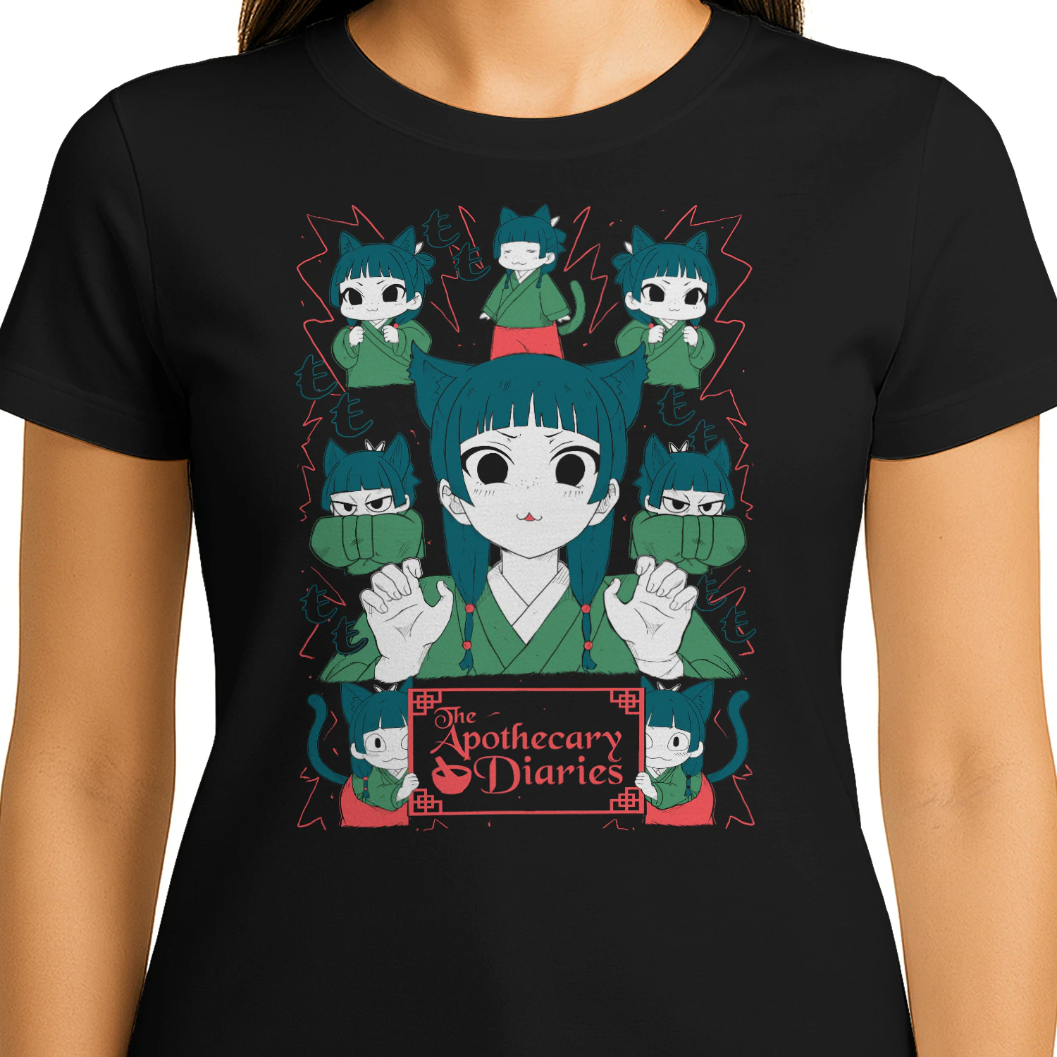 Maomao The Apothecary Diaries Anime T-Shirt | Vintage Graphic Tee for Fans