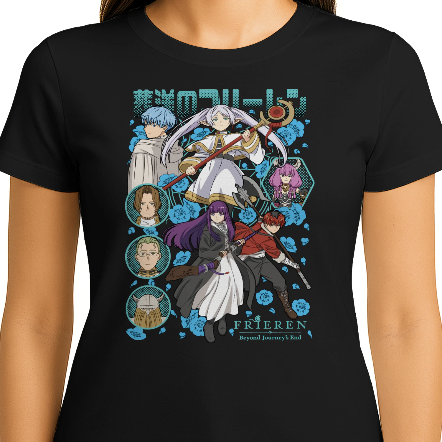 Frieren: Beyond Journey's End Anime Graphic T-Shirt | Fantasy Manga Tee | Unisex Cotton Shirt