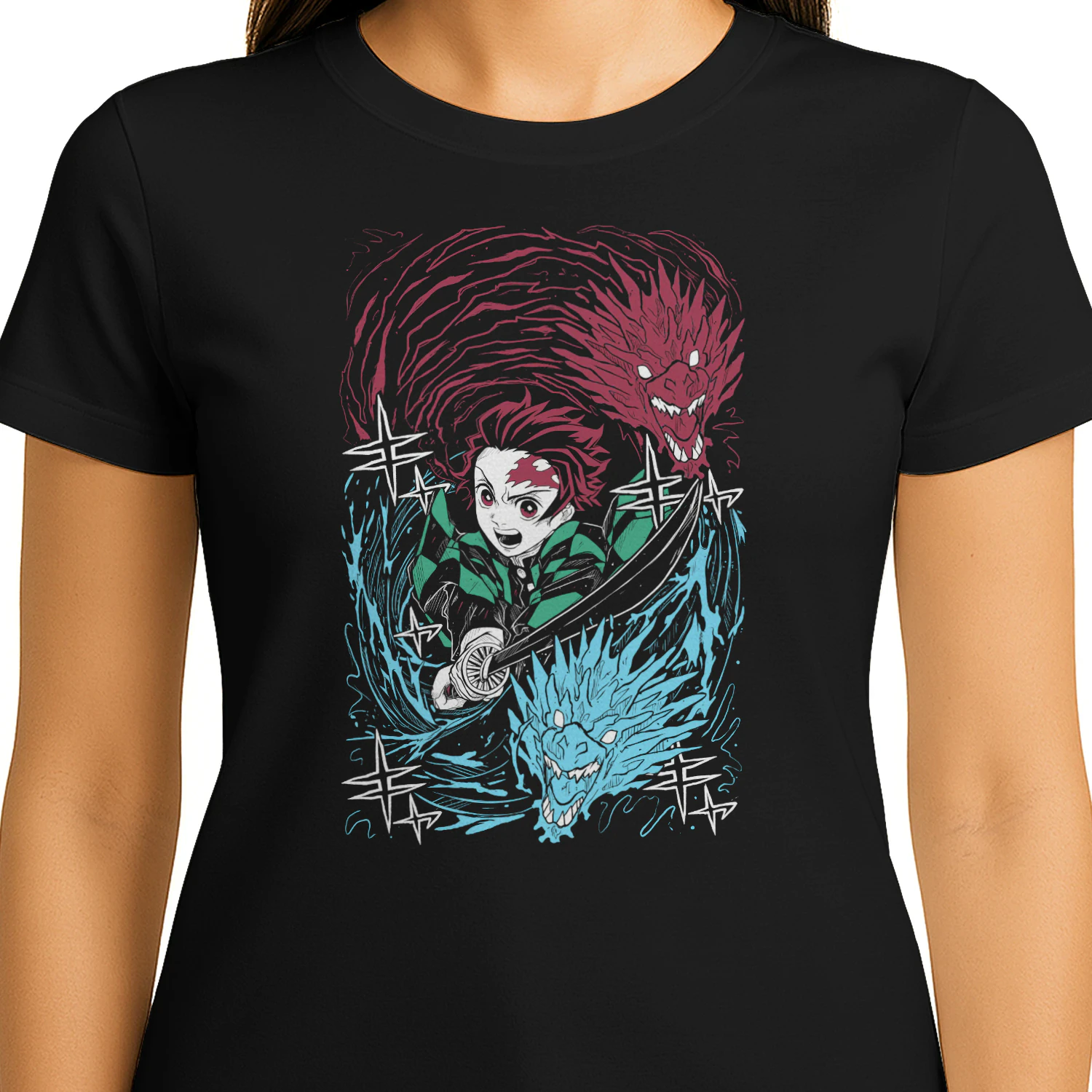 Demon Slayer Kimetsu no Yaiba Anime Graphic T-Shirt | Premium Unisex Manga Tee
